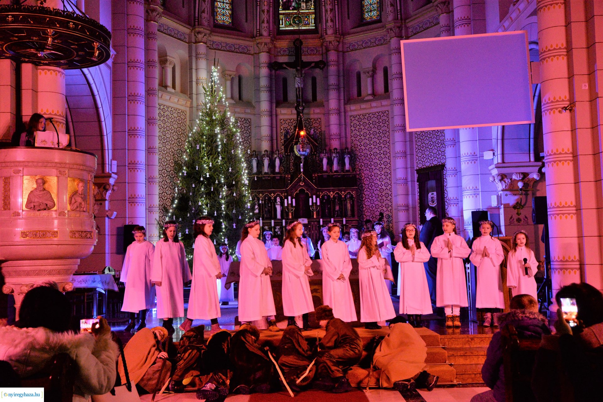 Pásztorjáték a Nyíregyházi  Magyarok Nagyasszonya Társ-székesegyházban