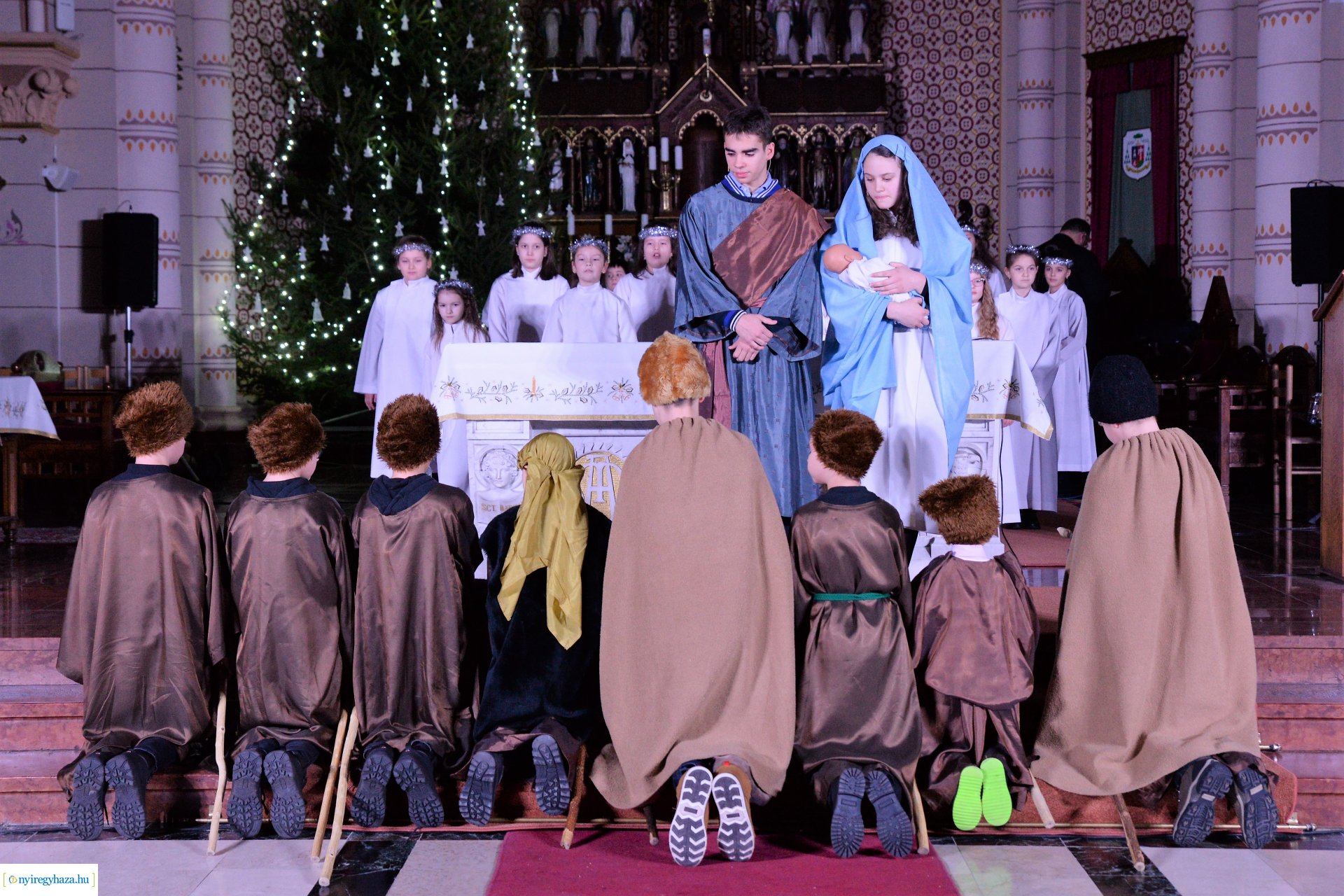 Pásztorjáték a Nyíregyházi  Magyarok Nagyasszonya Társ-székesegyházban