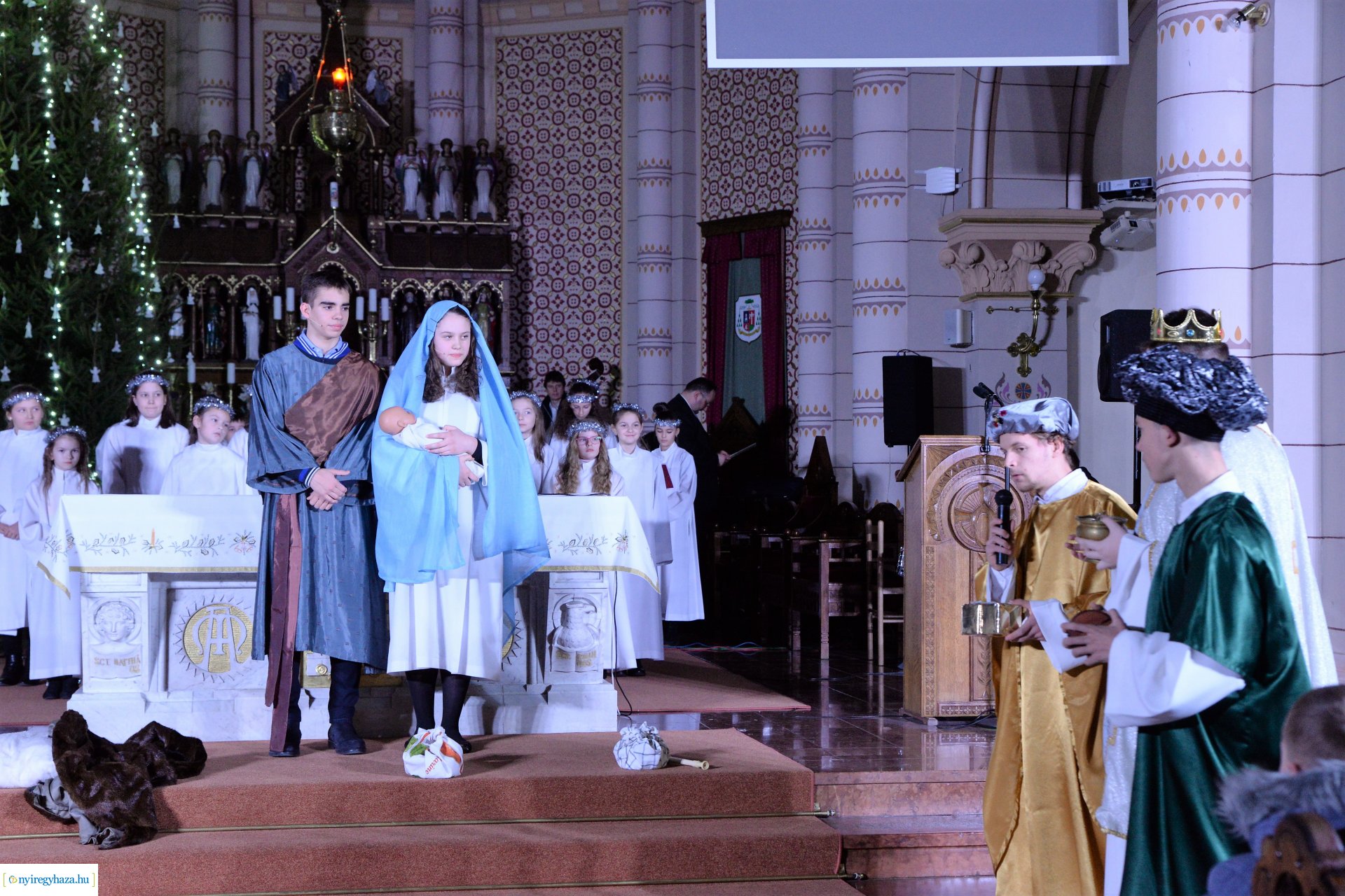 Pásztorjáték a Nyíregyházi  Magyarok Nagyasszonya Társ-székesegyházban