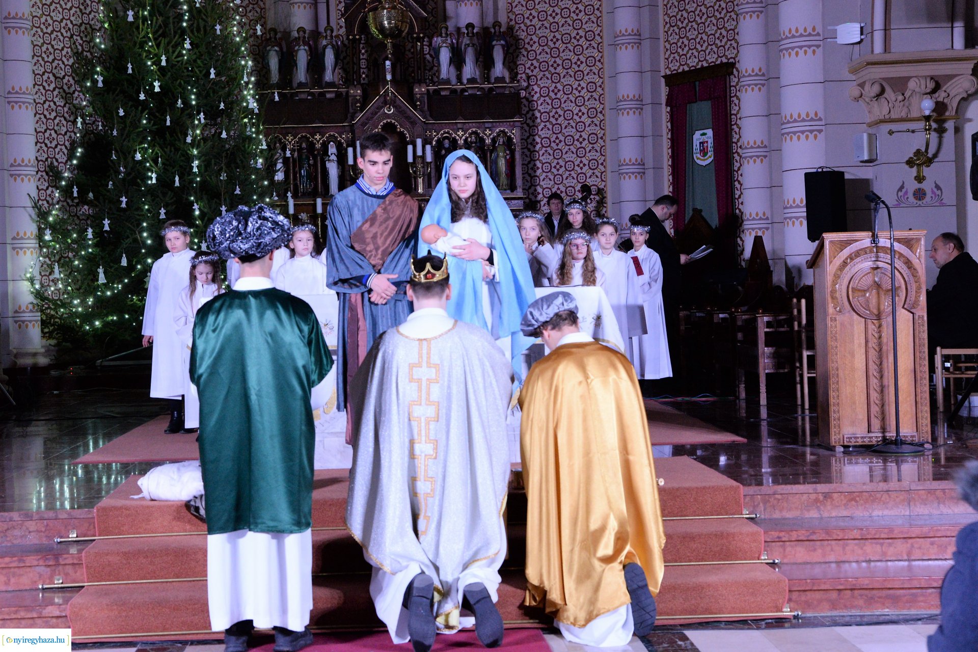 Pásztorjáték a Nyíregyházi  Magyarok Nagyasszonya Társ-székesegyházban