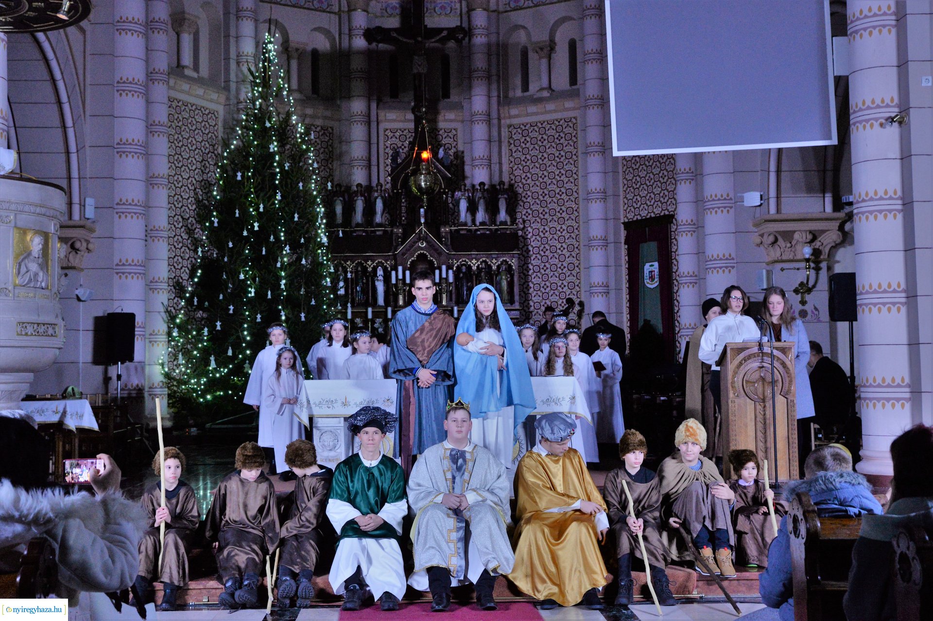 Pásztorjáték a Nyíregyházi  Magyarok Nagyasszonya Társ-székesegyházban