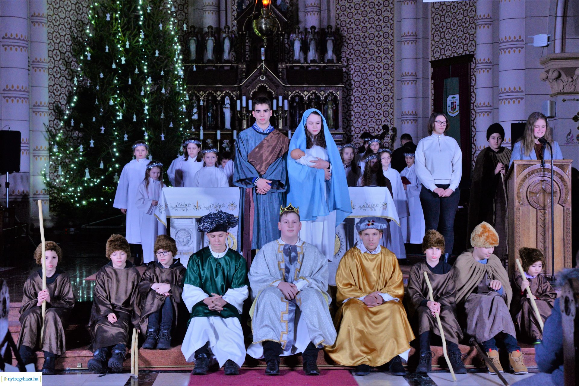 Pásztorjáték a Nyíregyházi  Magyarok Nagyasszonya Társ-székesegyházban