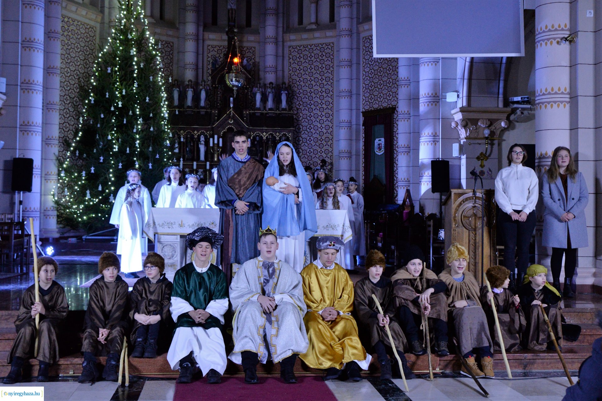 Pásztorjáték a Nyíregyházi  Magyarok Nagyasszonya Társ-székesegyházban