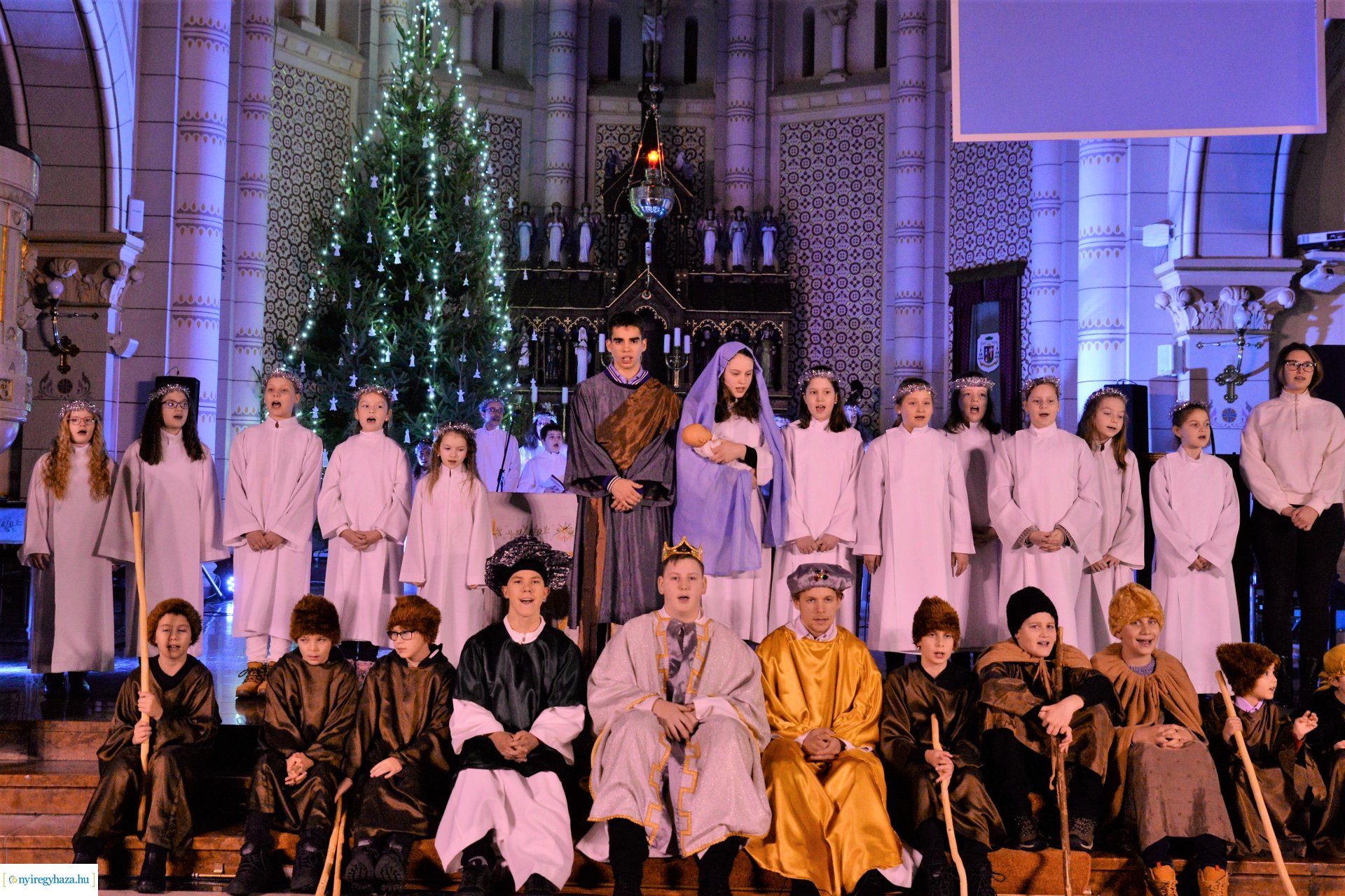 Pásztorjáték a Nyíregyházi  Magyarok Nagyasszonya Társ-székesegyházban