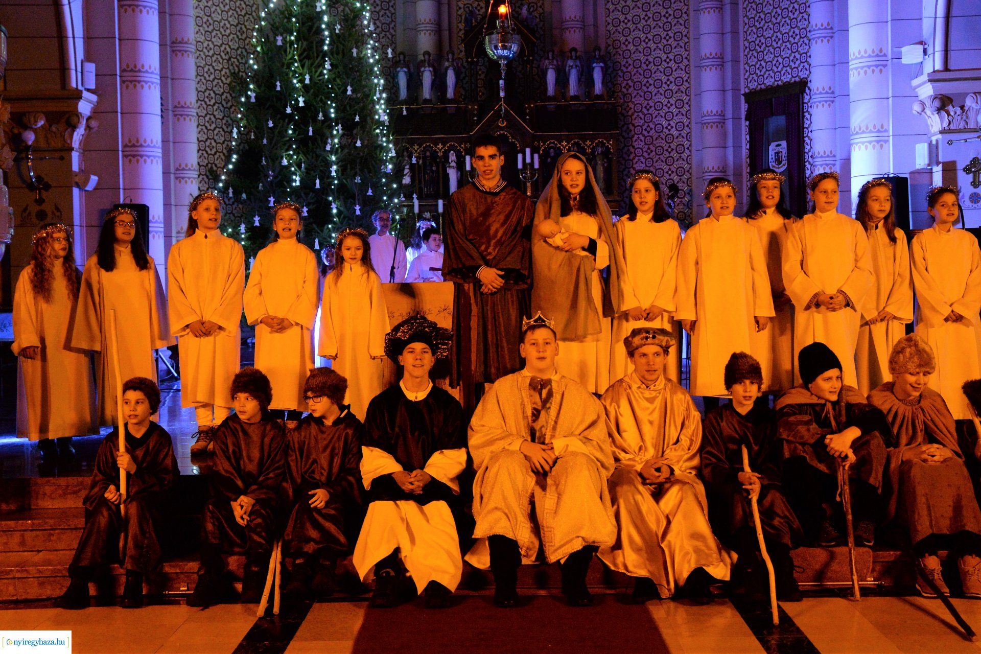 Pásztorjáték a Nyíregyházi  Magyarok Nagyasszonya Társ-székesegyházban