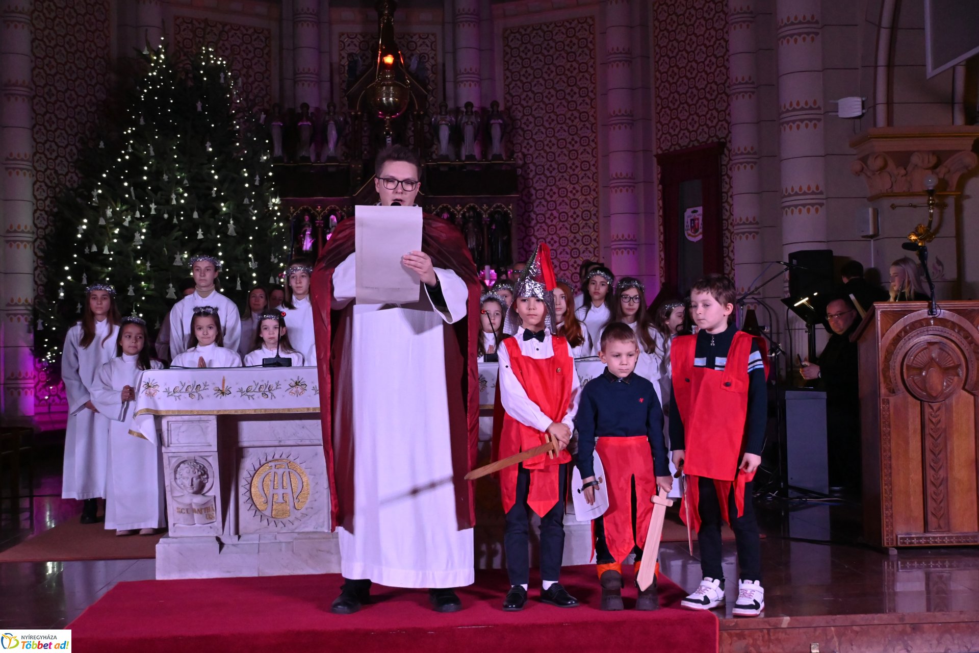 Pásztorjáték a Magyarok Nagyasszonya-társszékesegyház templomában