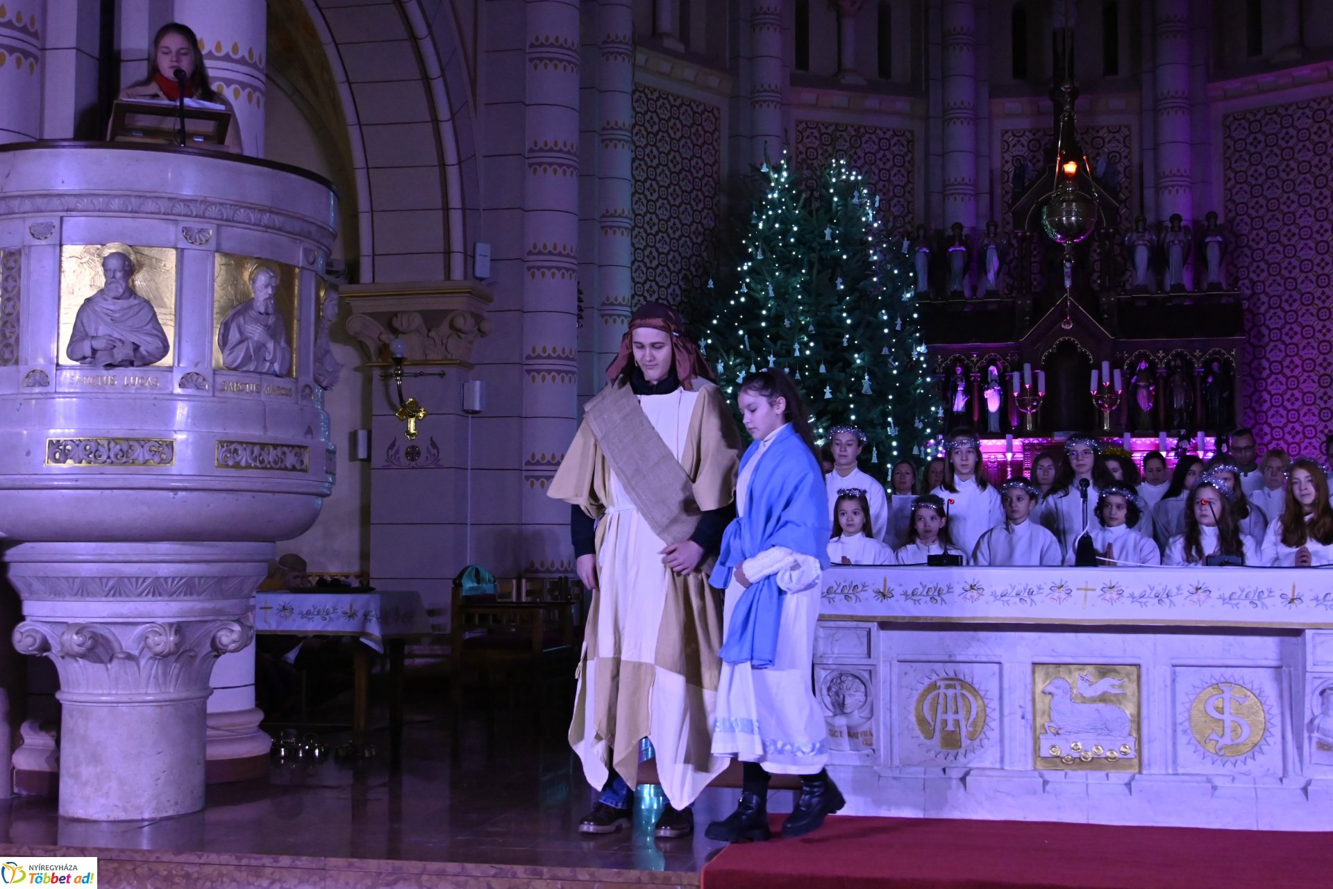 Pásztorjáték a Magyarok Nagyasszonya-társszékesegyház templomában