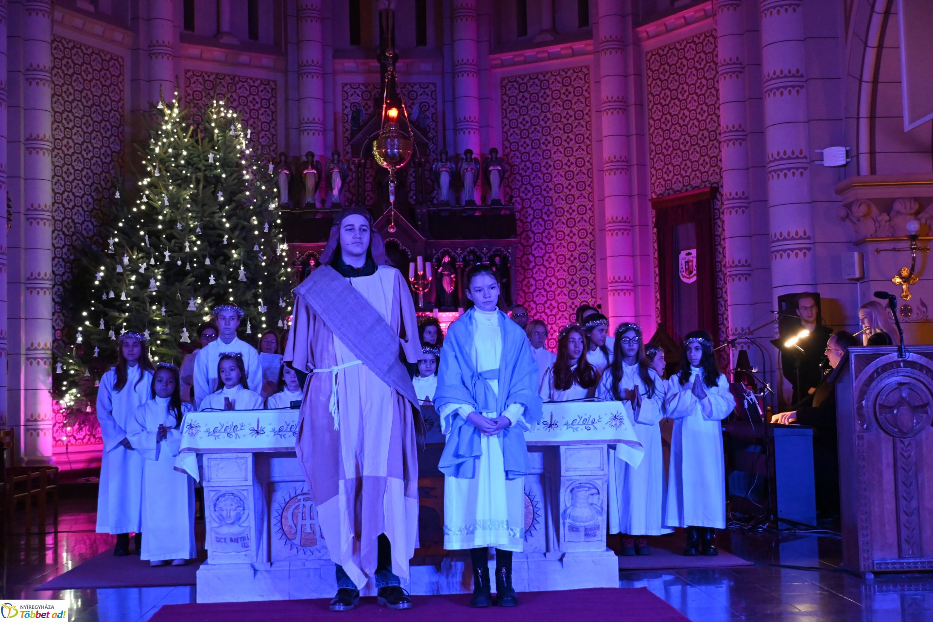 Pásztorjáték a Magyarok Nagyasszonya-társszékesegyház templomában