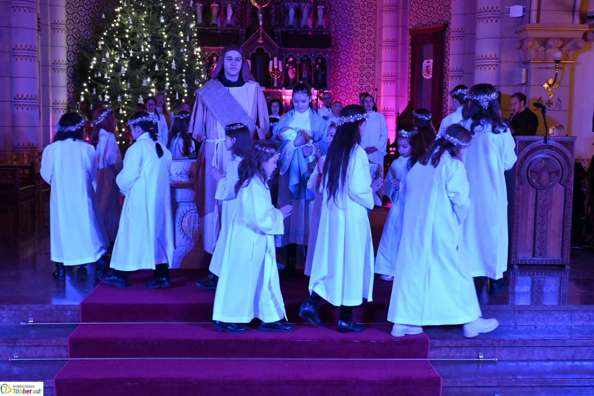 Pásztorjáték a Magyarok Nagyasszonya-társszékesegyház templomában