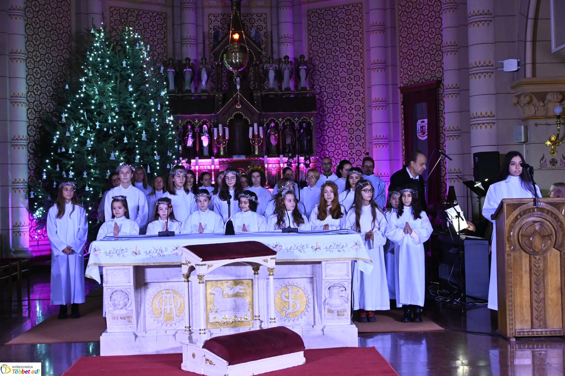 Pásztorjáték a Magyarok Nagyasszonya-társszékesegyház templomában