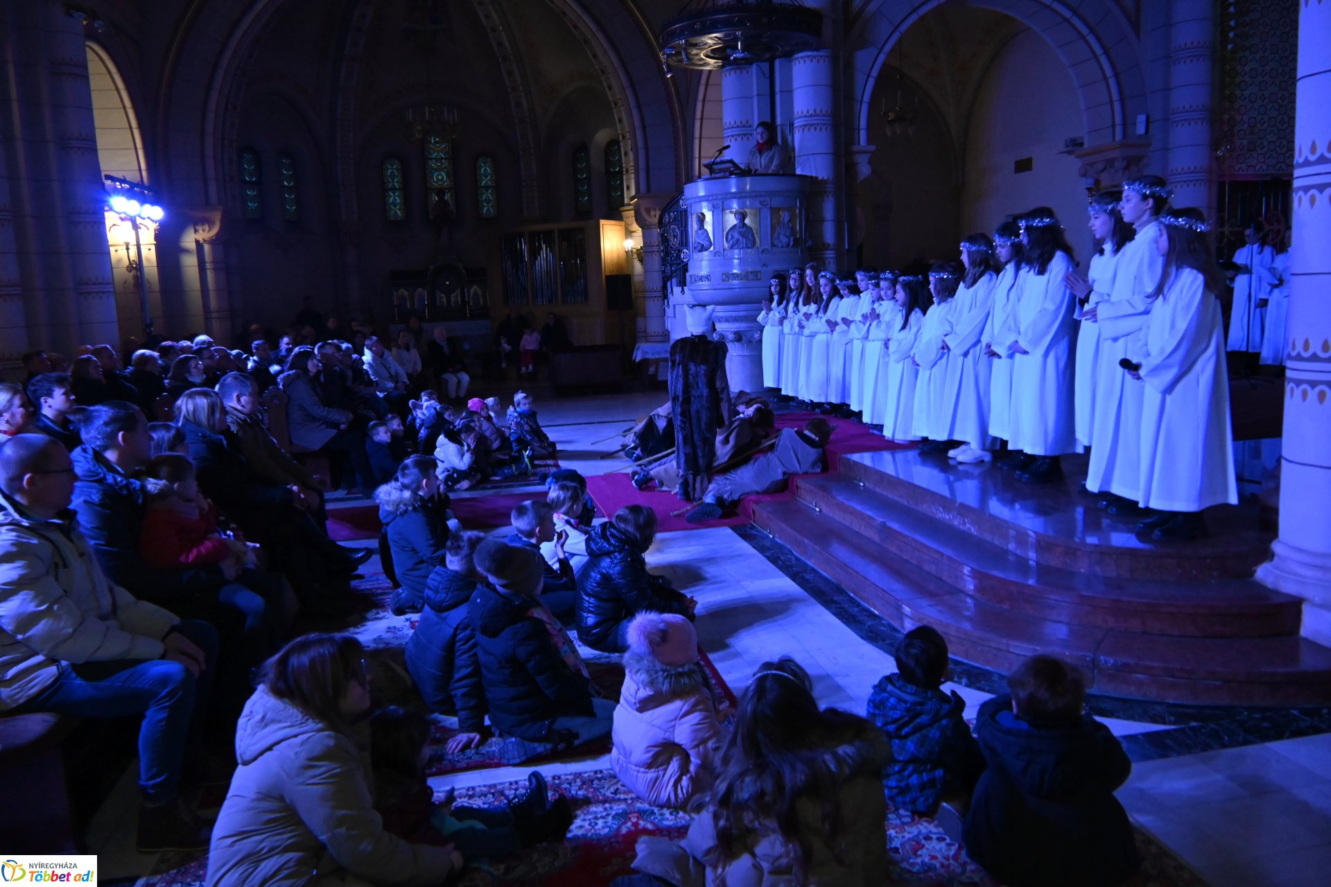 Pásztorjáték a Magyarok Nagyasszonya-társszékesegyház templomában