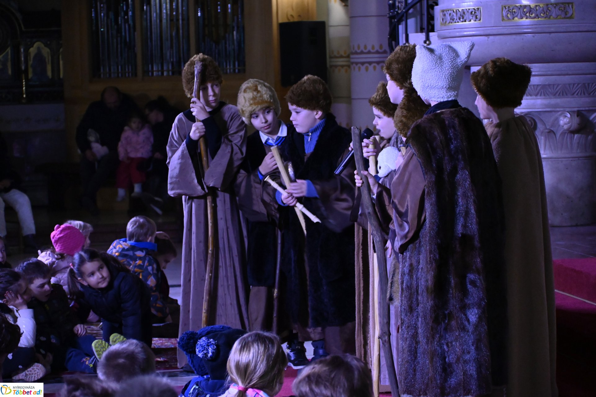 Pásztorjáték a Magyarok Nagyasszonya-társszékesegyház templomában