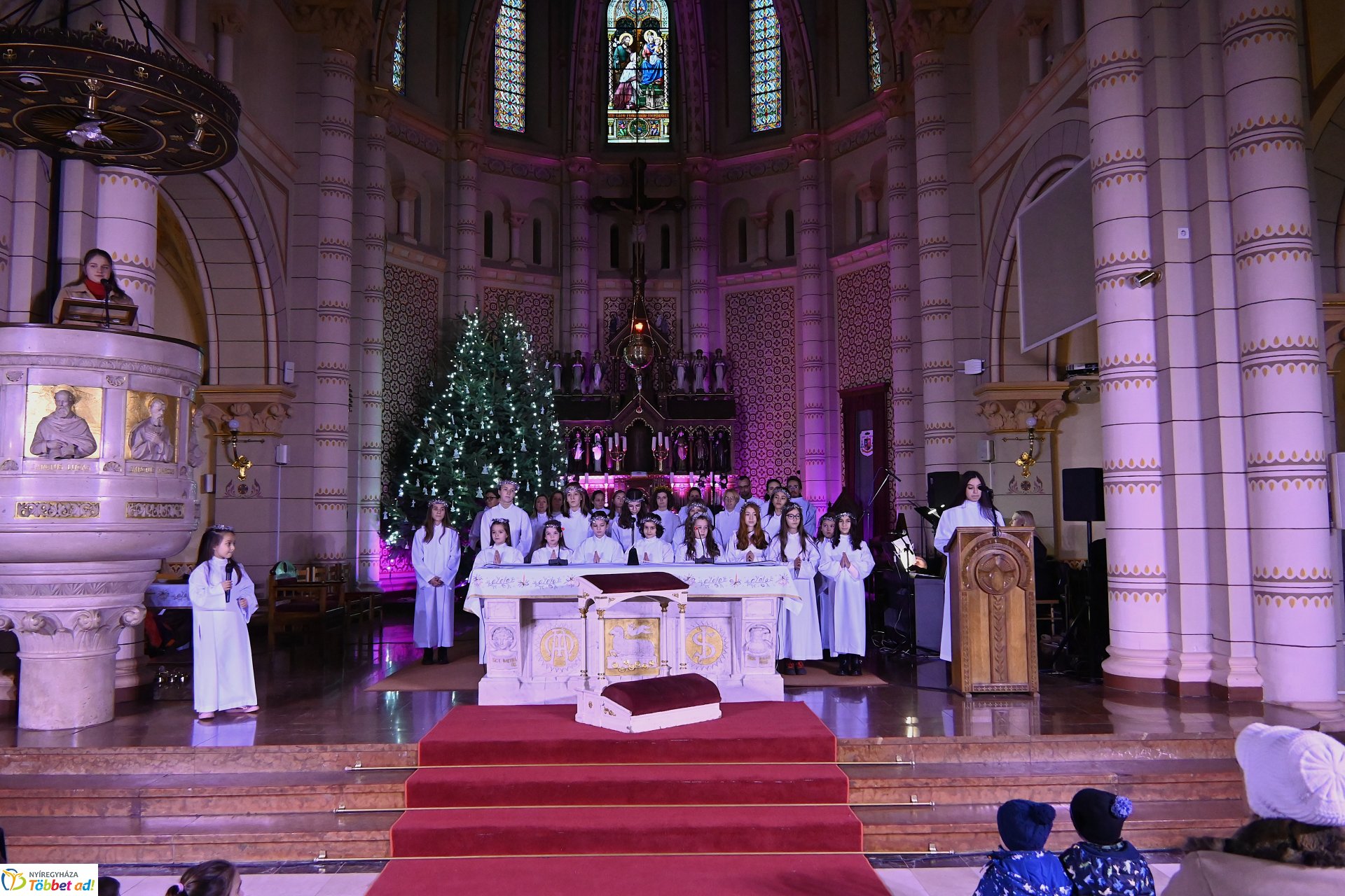 Pásztorjáték a Magyarok Nagyasszonya-társszékesegyház templomában