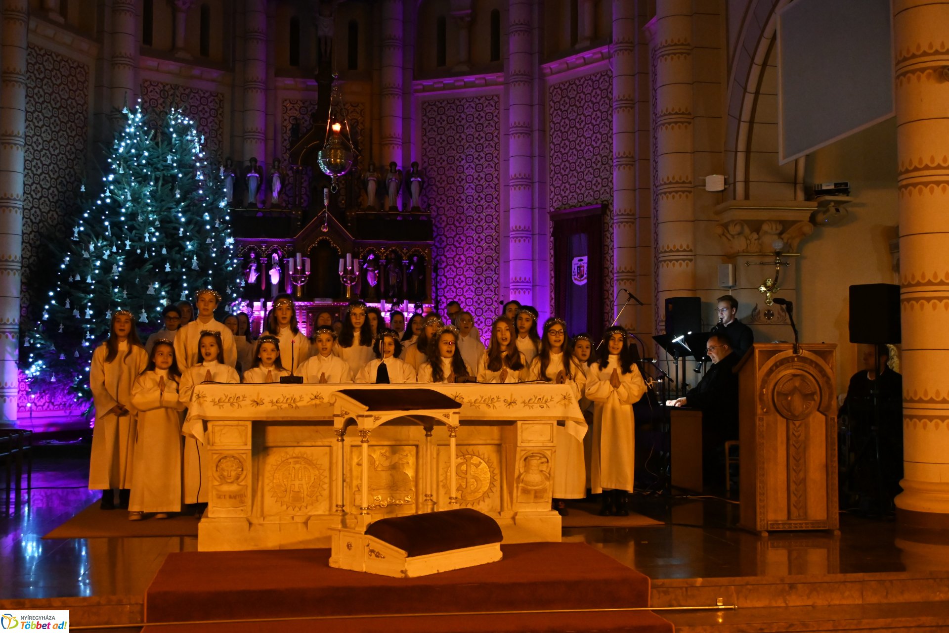 Pásztorjáték a Magyarok Nagyasszonya-társszékesegyház templomában