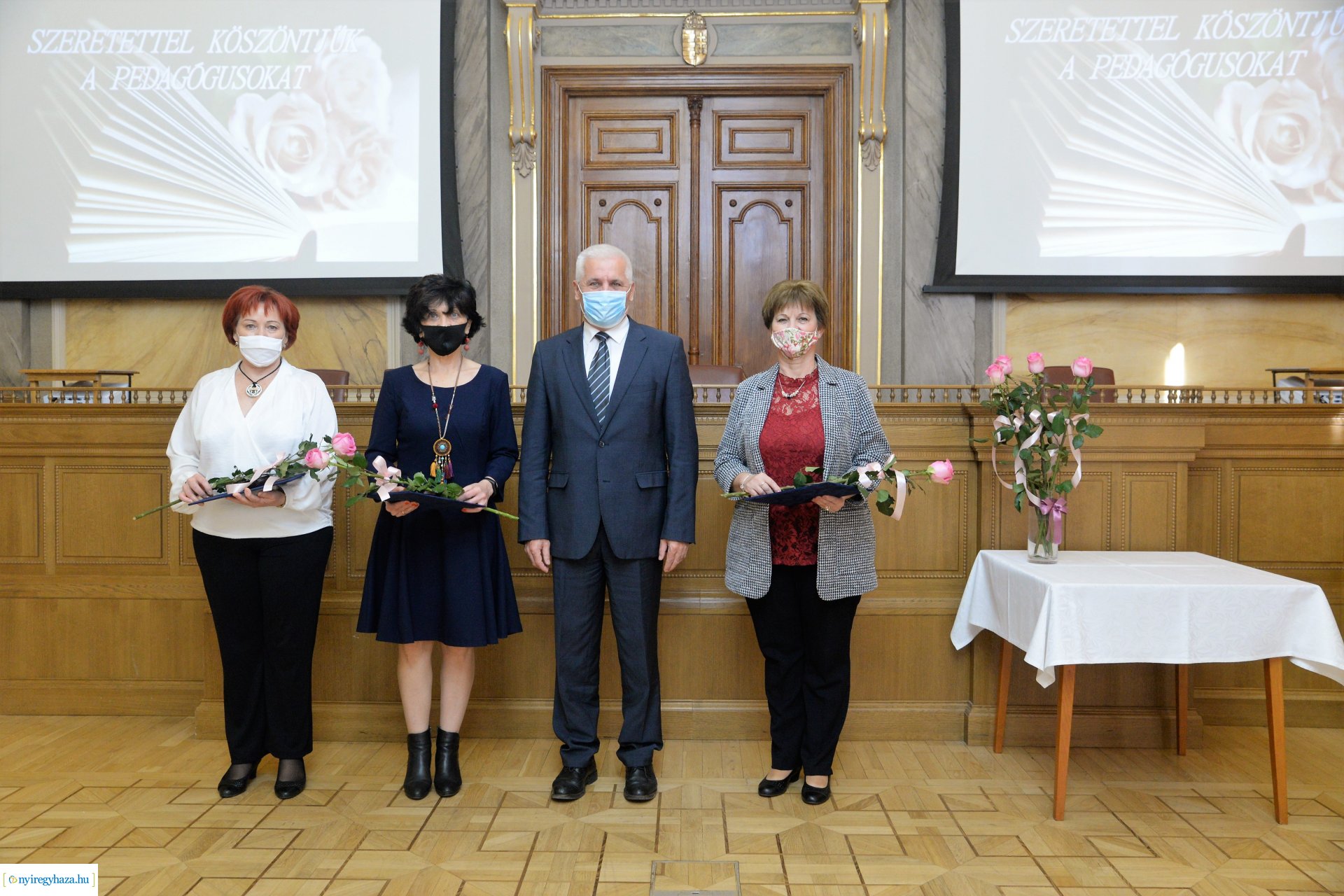 Pedagógusok köszöntése a Városházán