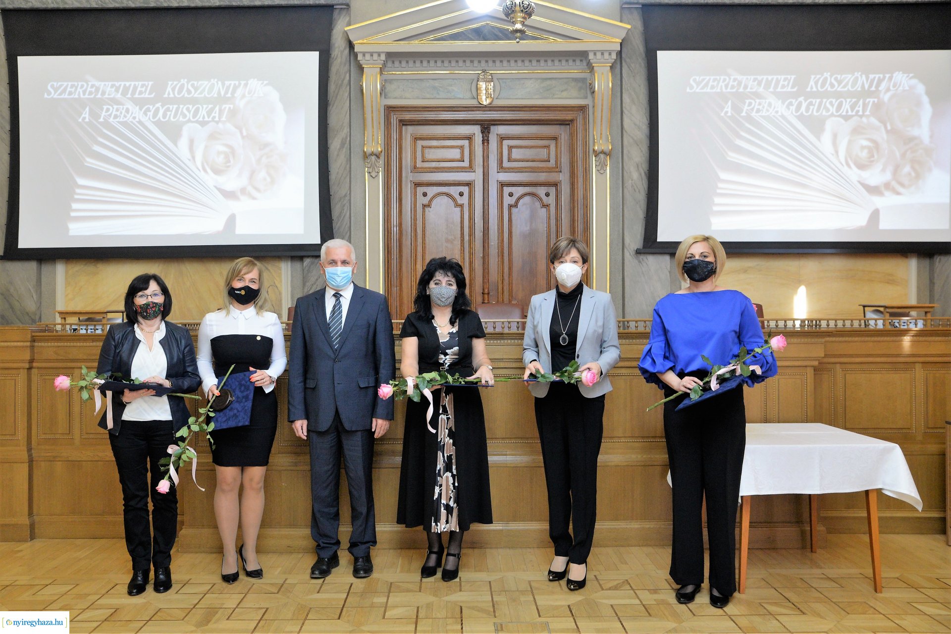 Pedagógusok köszöntése a Városházán