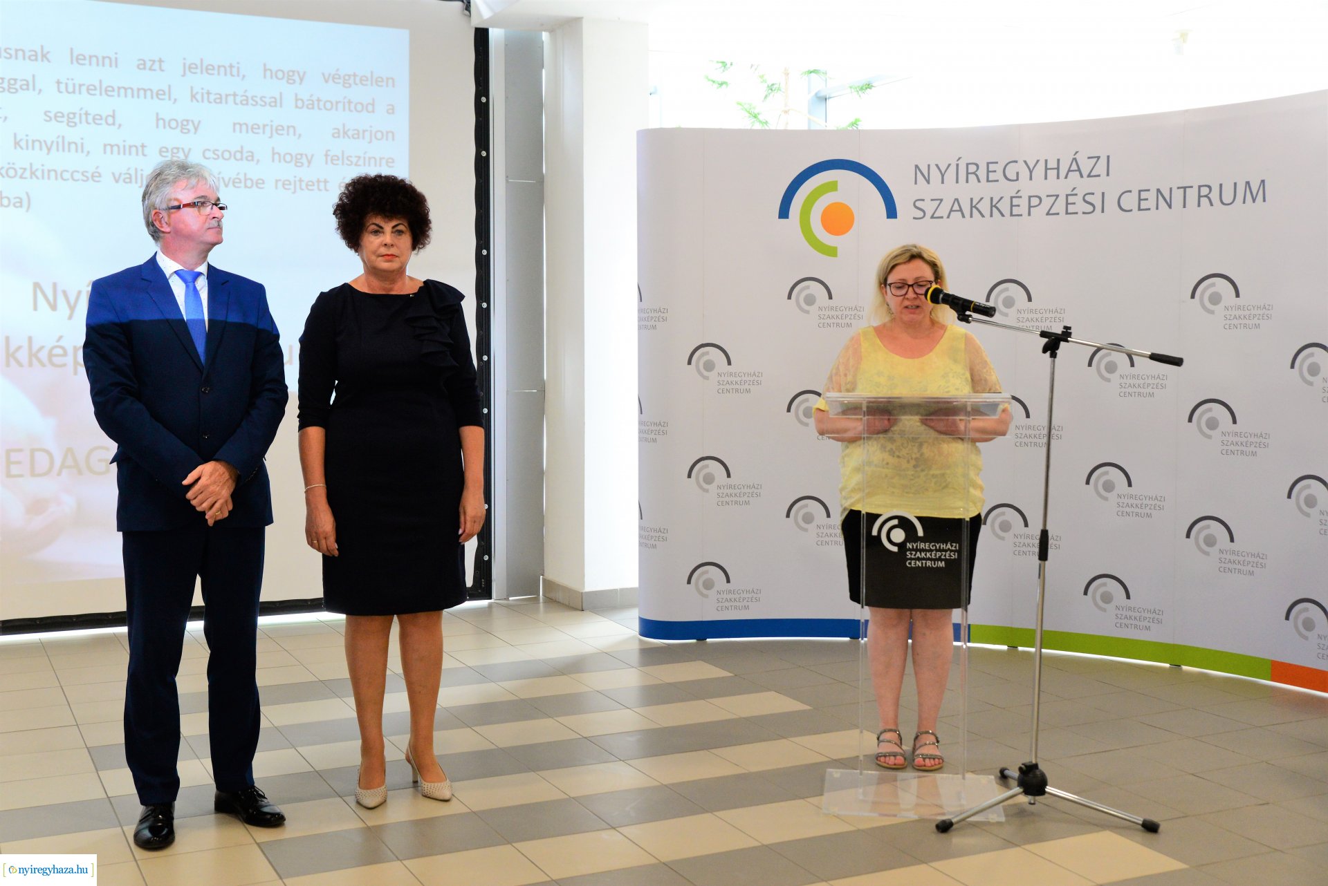 Pedagógusokat köszöntöttek a Nyíregyházi Szakképzési Centrumban