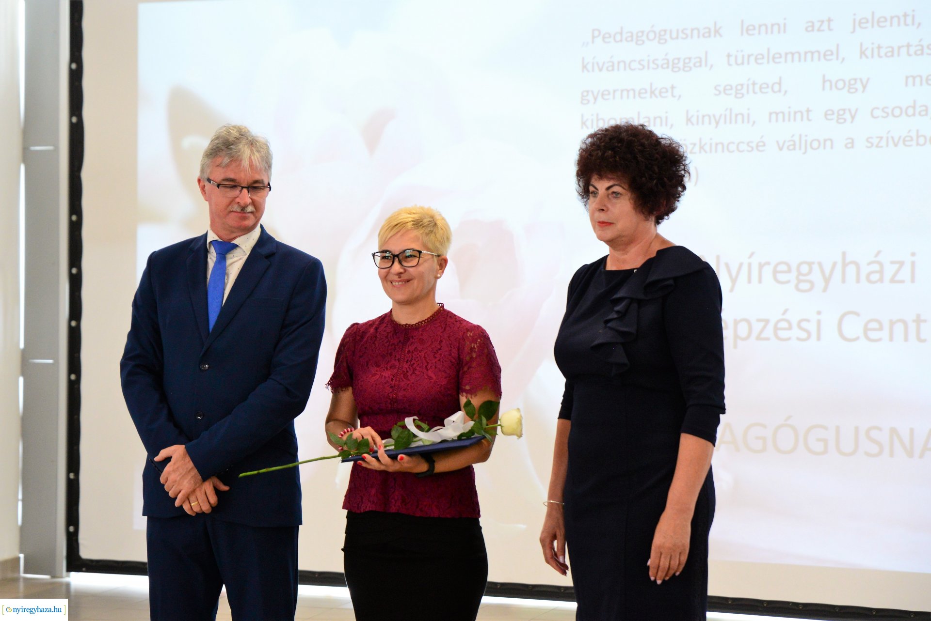 Pedagógusokat köszöntöttek a Nyíregyházi Szakképzési Centrumban