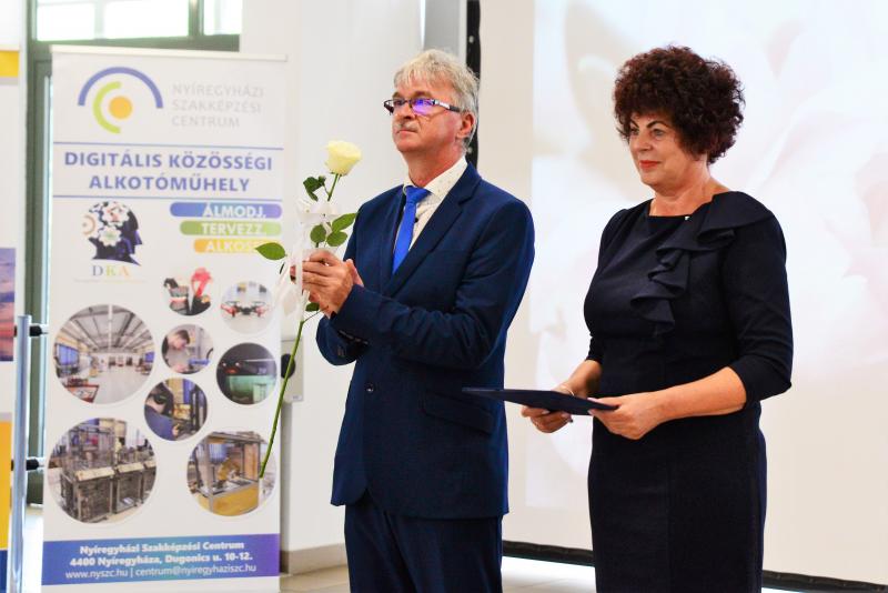 Pedagógusokat köszöntöttek a Nyíregyházi Szakképzési Centrumban