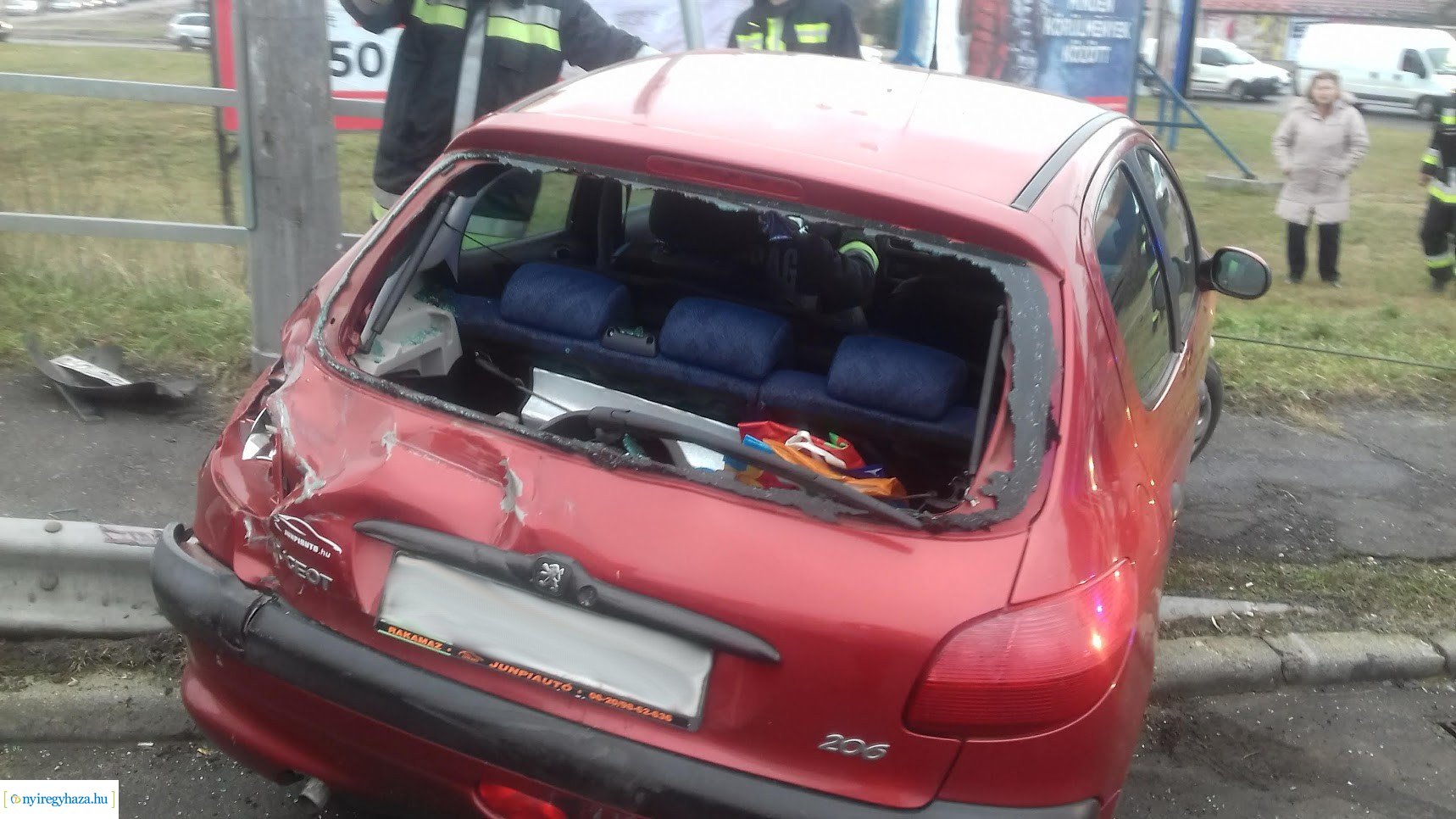 Péntek reggli baleset a Debreceni úton