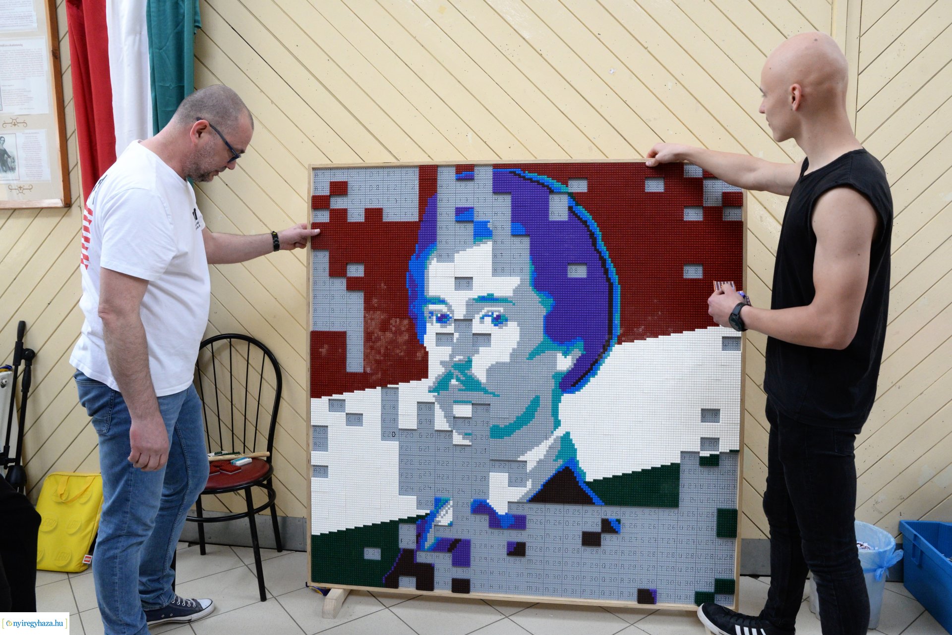 Petőfi mozaik készült legóból