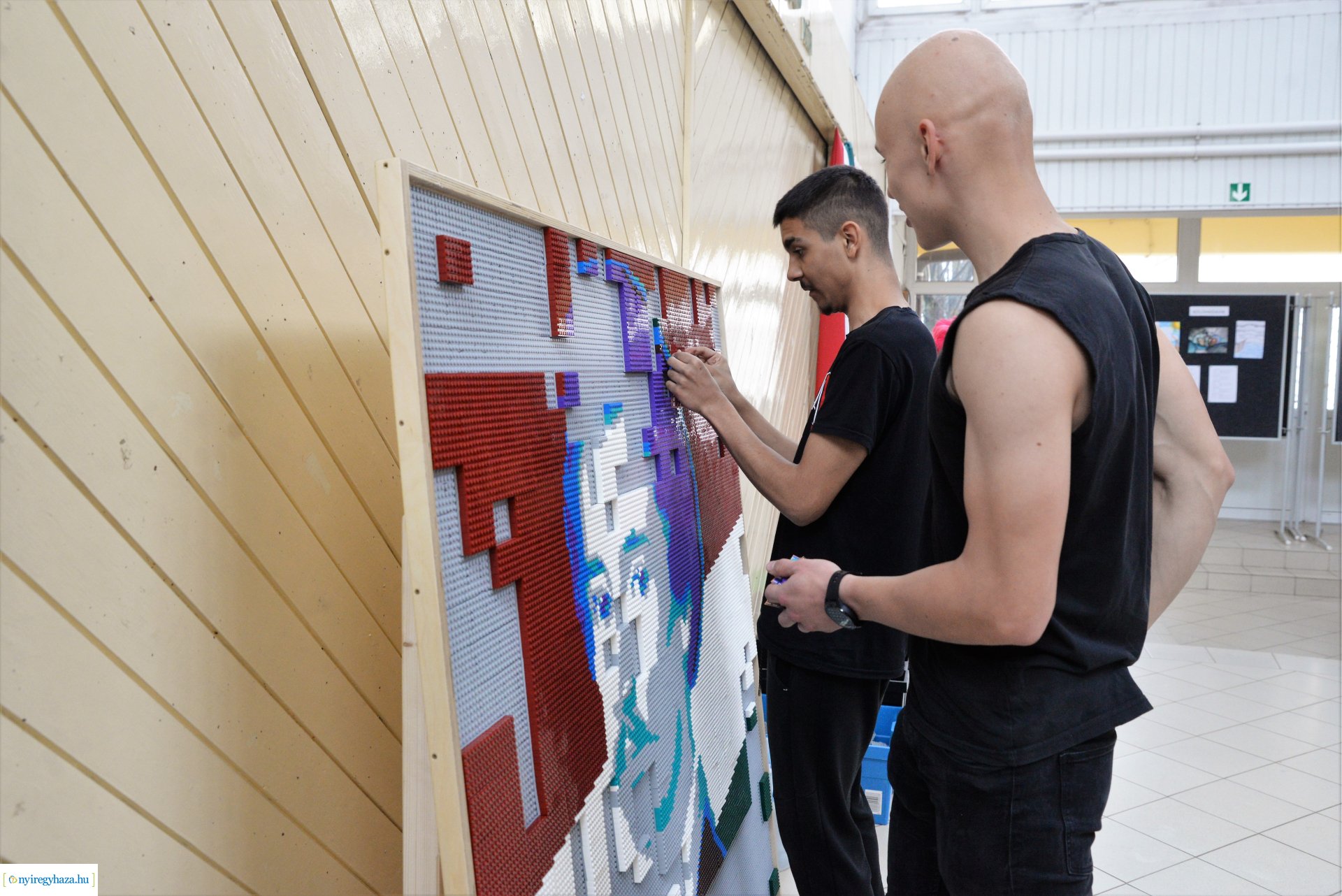 Petőfi mozaik készült legóból