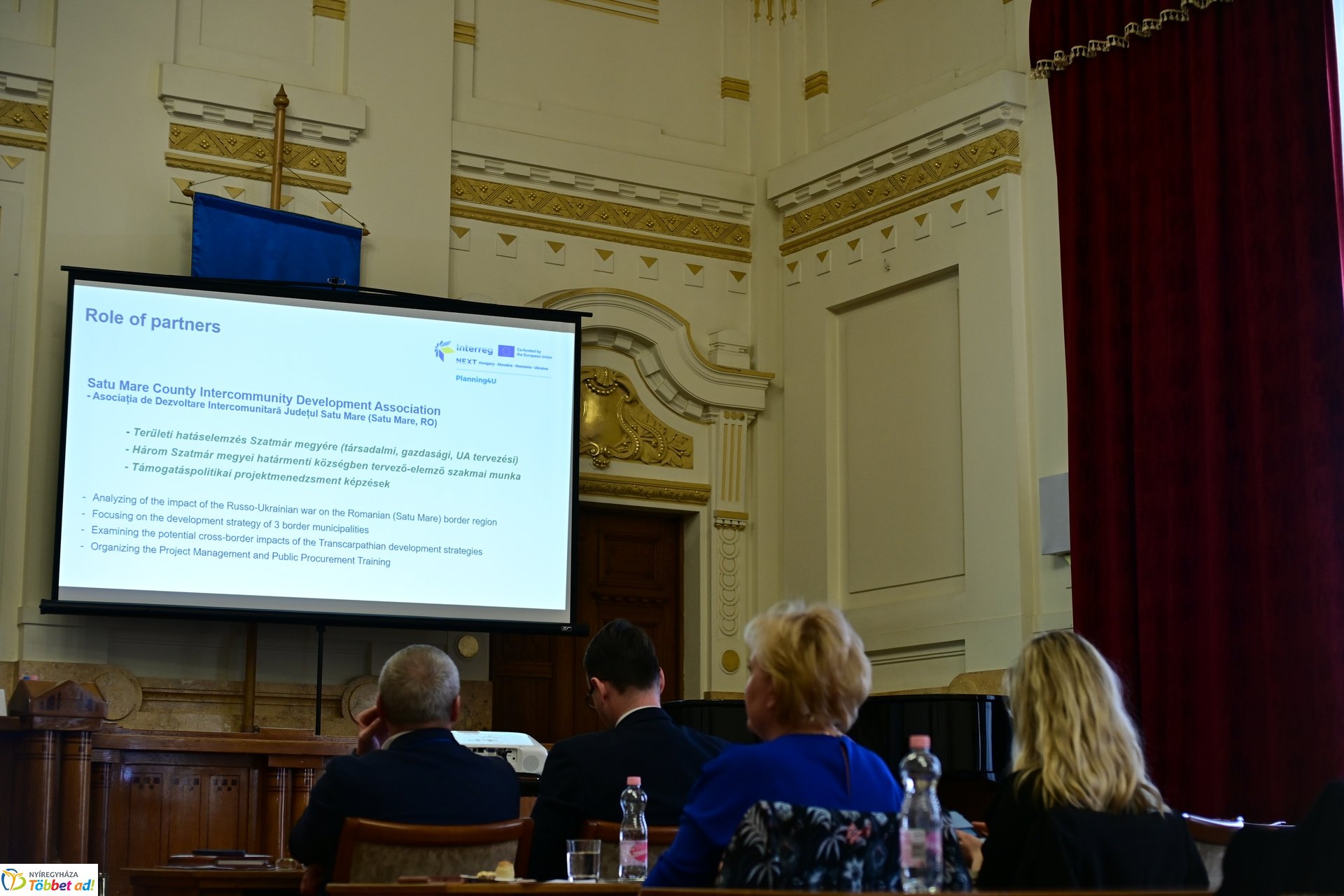 Planning4U projekt indító a Megyeházán