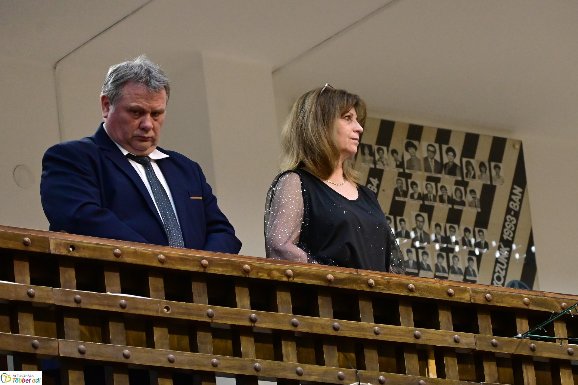 Pódiumbeszélgetés a  Nyíregyházi Vasvári Pál Gimnázium 50 éves testnevelési tagozatának ünnepségén