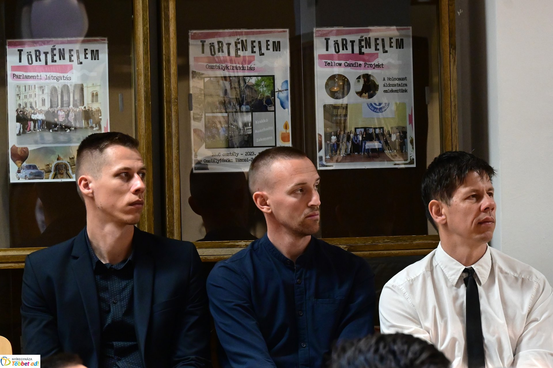 Pódiumbeszélgetés a  Nyíregyházi Vasvári Pál Gimnázium 50 éves testnevelési tagozatának ünnepségén