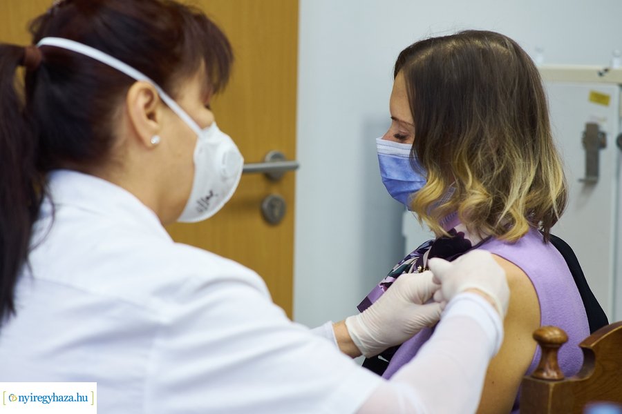 Polgármesteri Hivatal dolgozóinak oltása