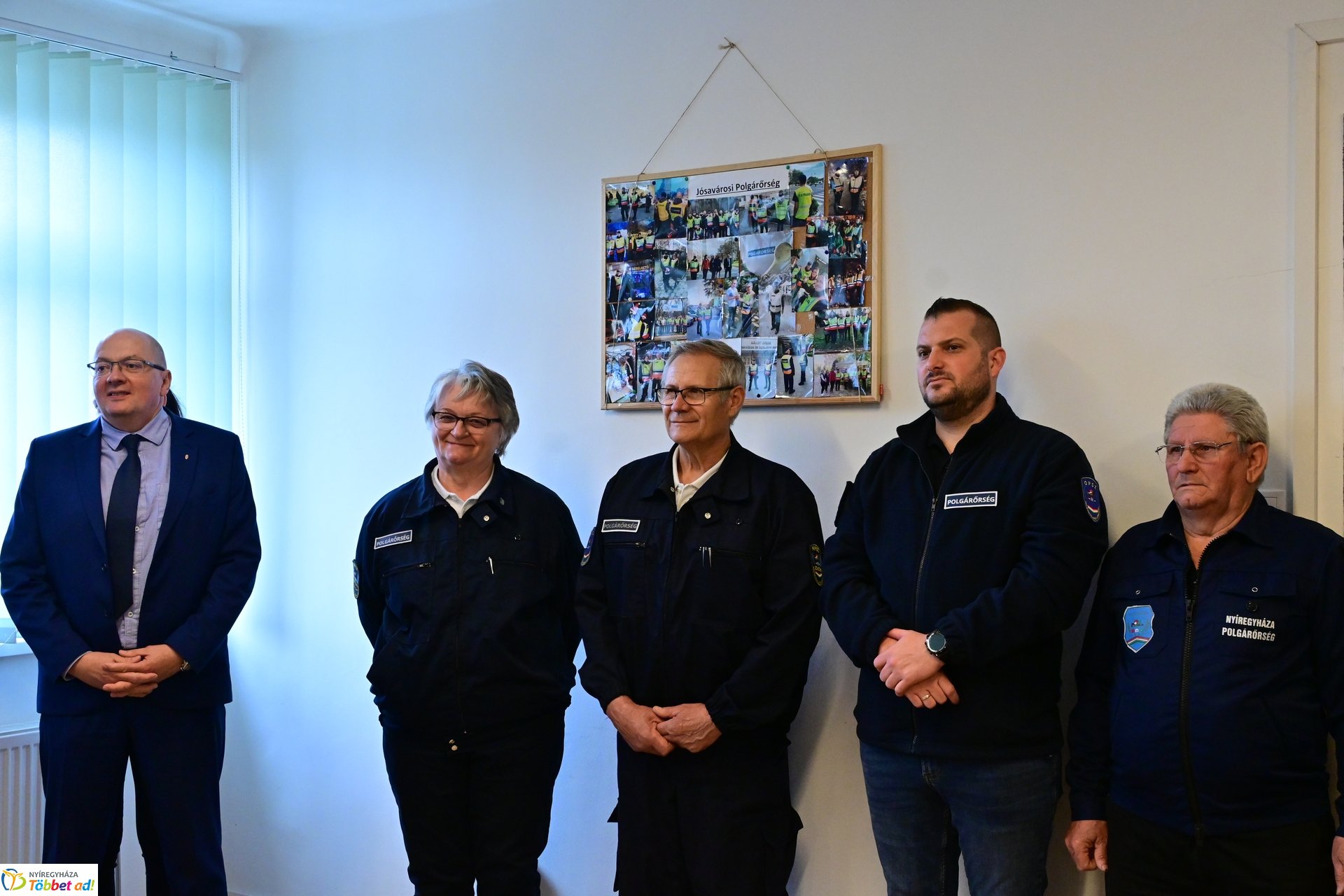 Polgárőr iroda átadó a Városmajorban 2025 márciusában