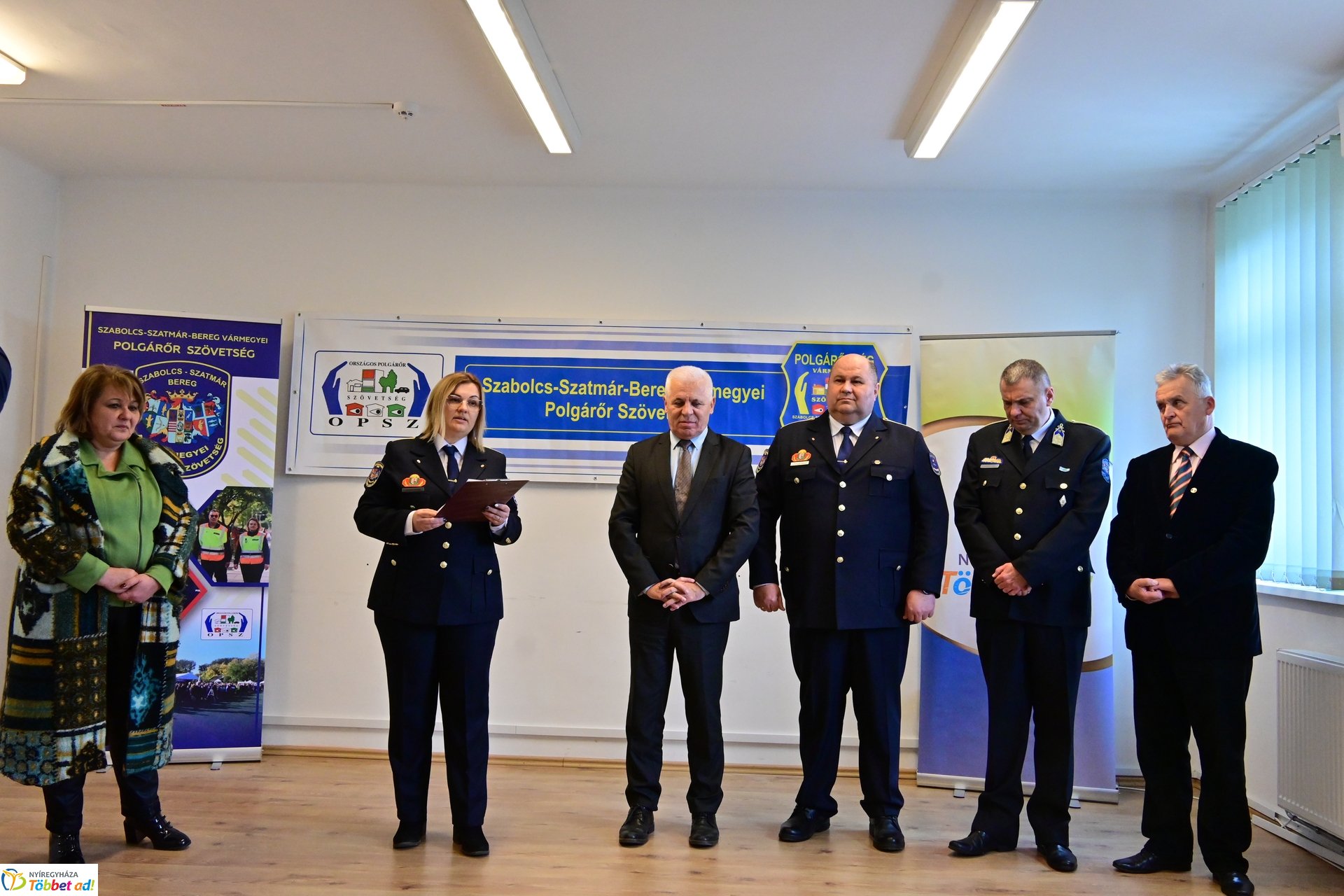 Polgárőr iroda átadó a Városmajorban 2025 márciusában
