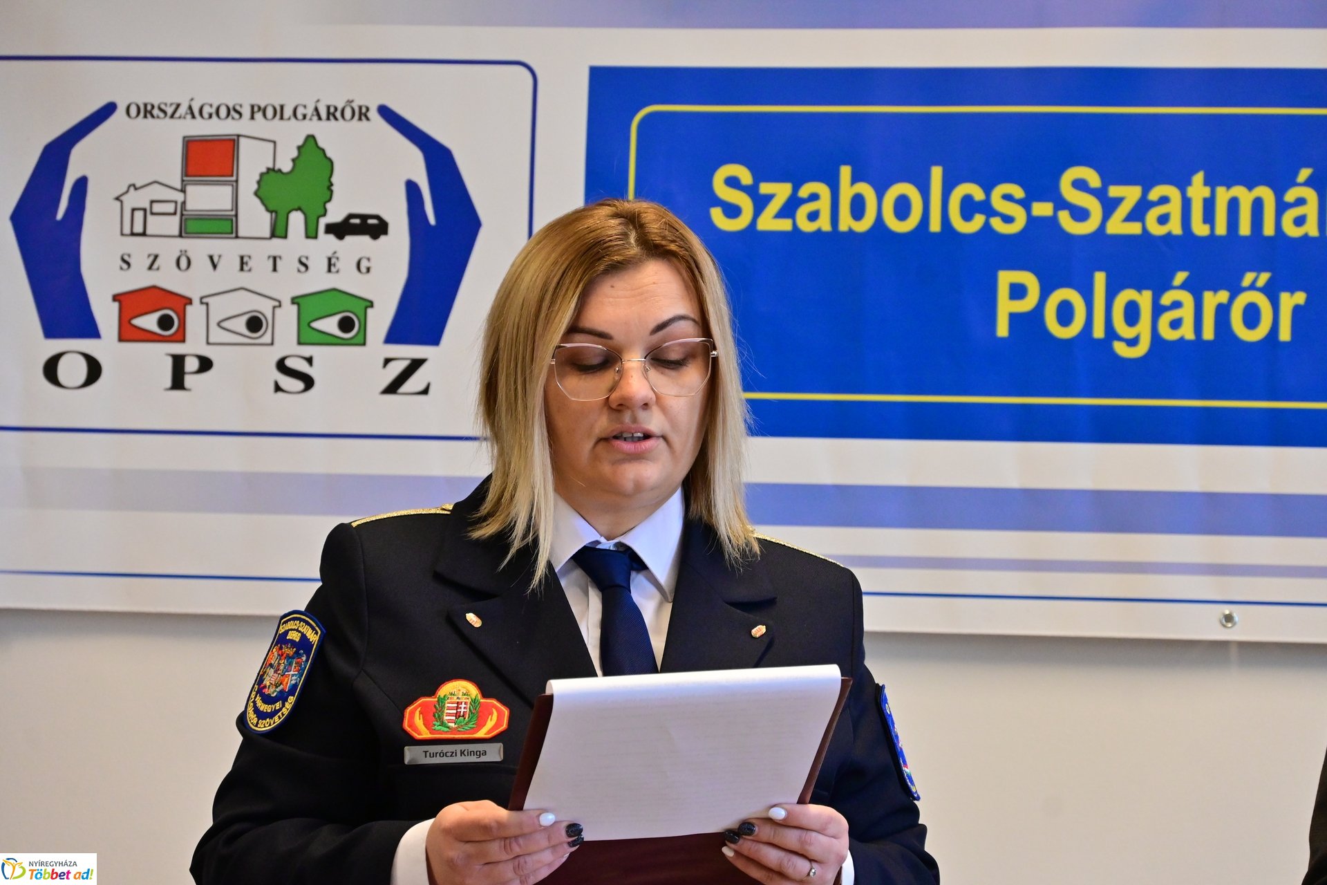 Polgárőr iroda átadó a Városmajorban 2025 márciusában