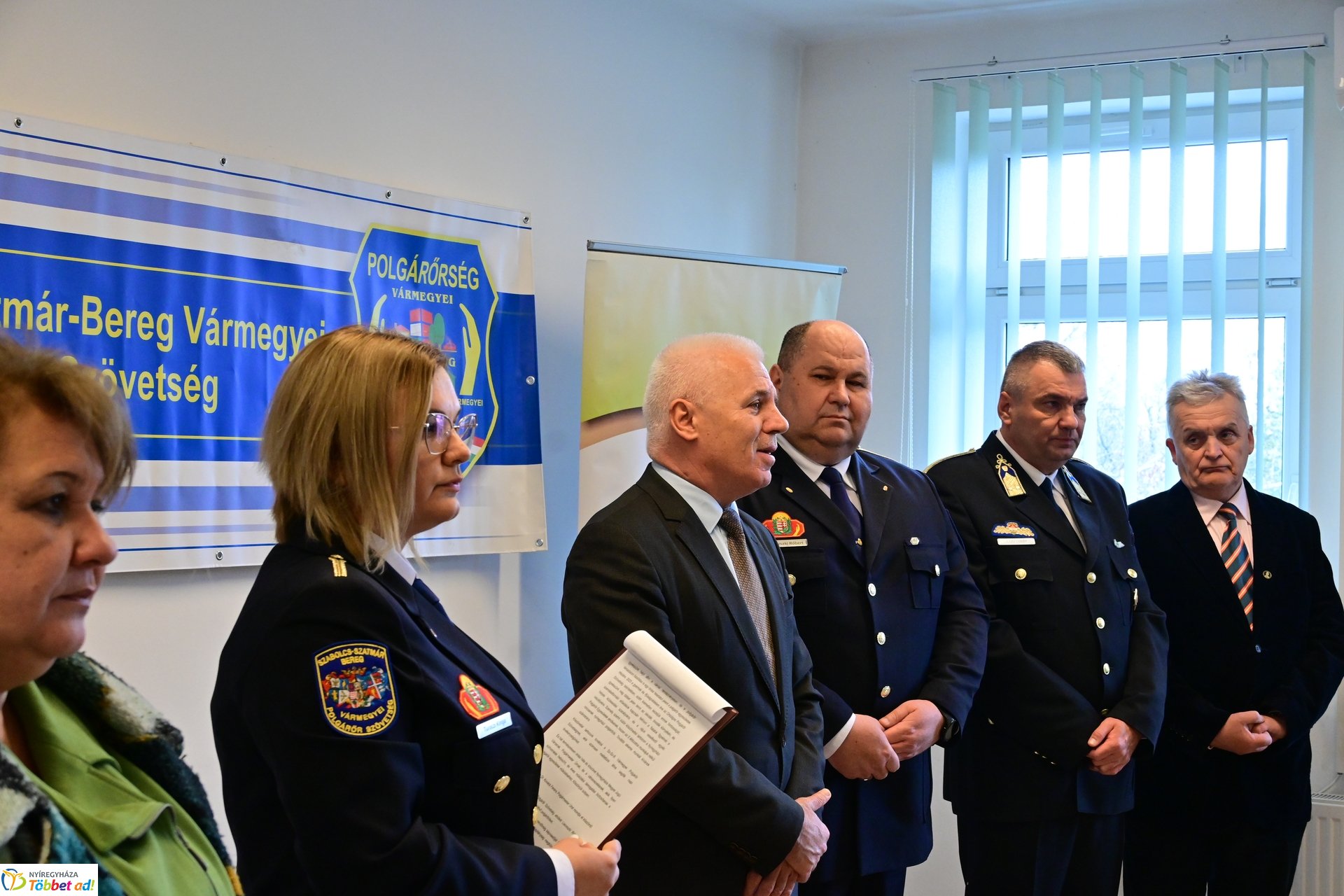 Polgárőr iroda átadó a Városmajorban 2025 márciusában