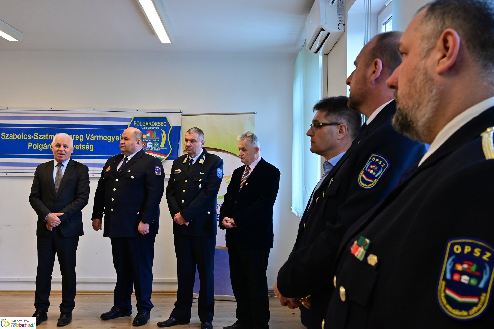 Polgárőr iroda átadó a Városmajorban 2025 márciusában