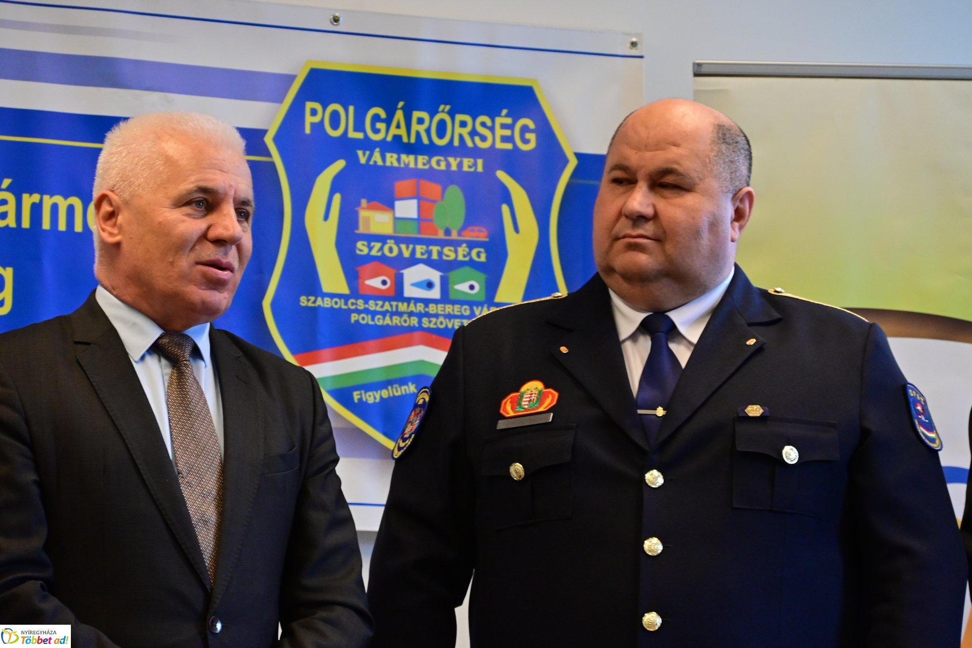 Polgárőr iroda átadó a Városmajorban 2025 márciusában