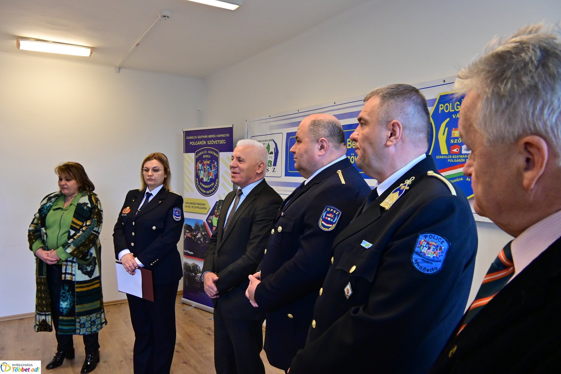 Polgárőr iroda átadó a Városmajorban 2025 márciusában