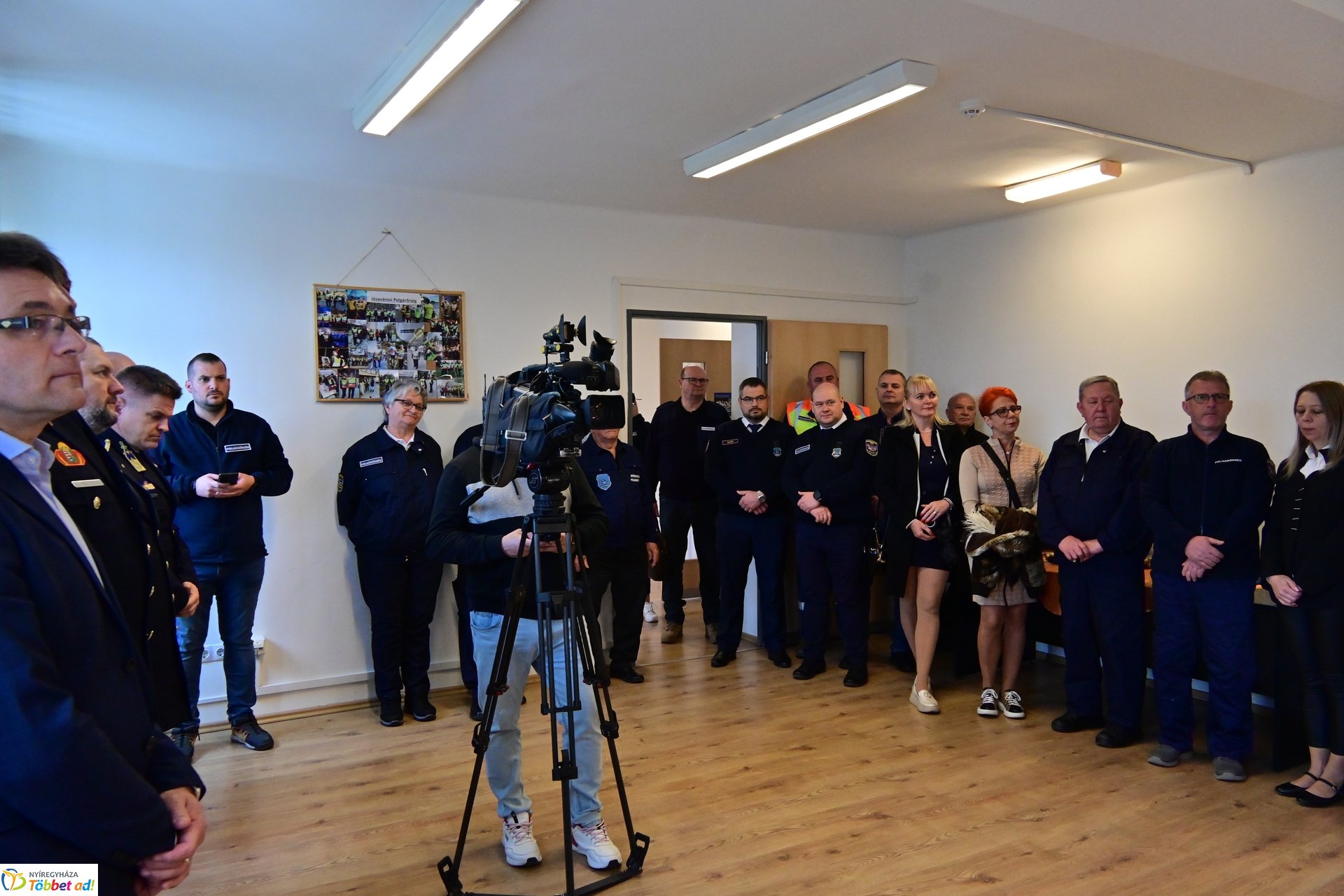 Polgárőr iroda átadó a Városmajorban 2025 márciusában