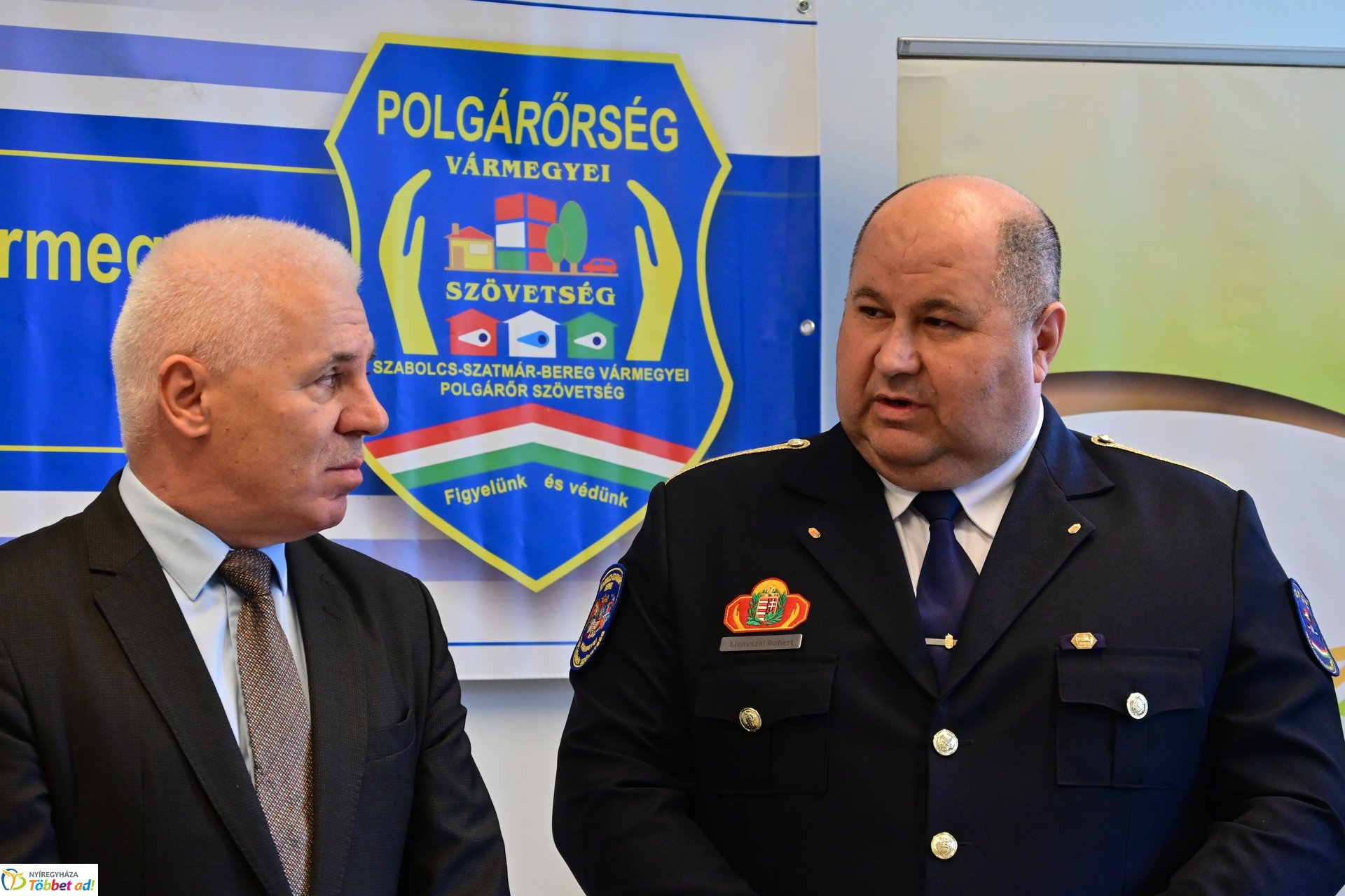 Polgárőr iroda átadó a Városmajorban 2025 márciusában