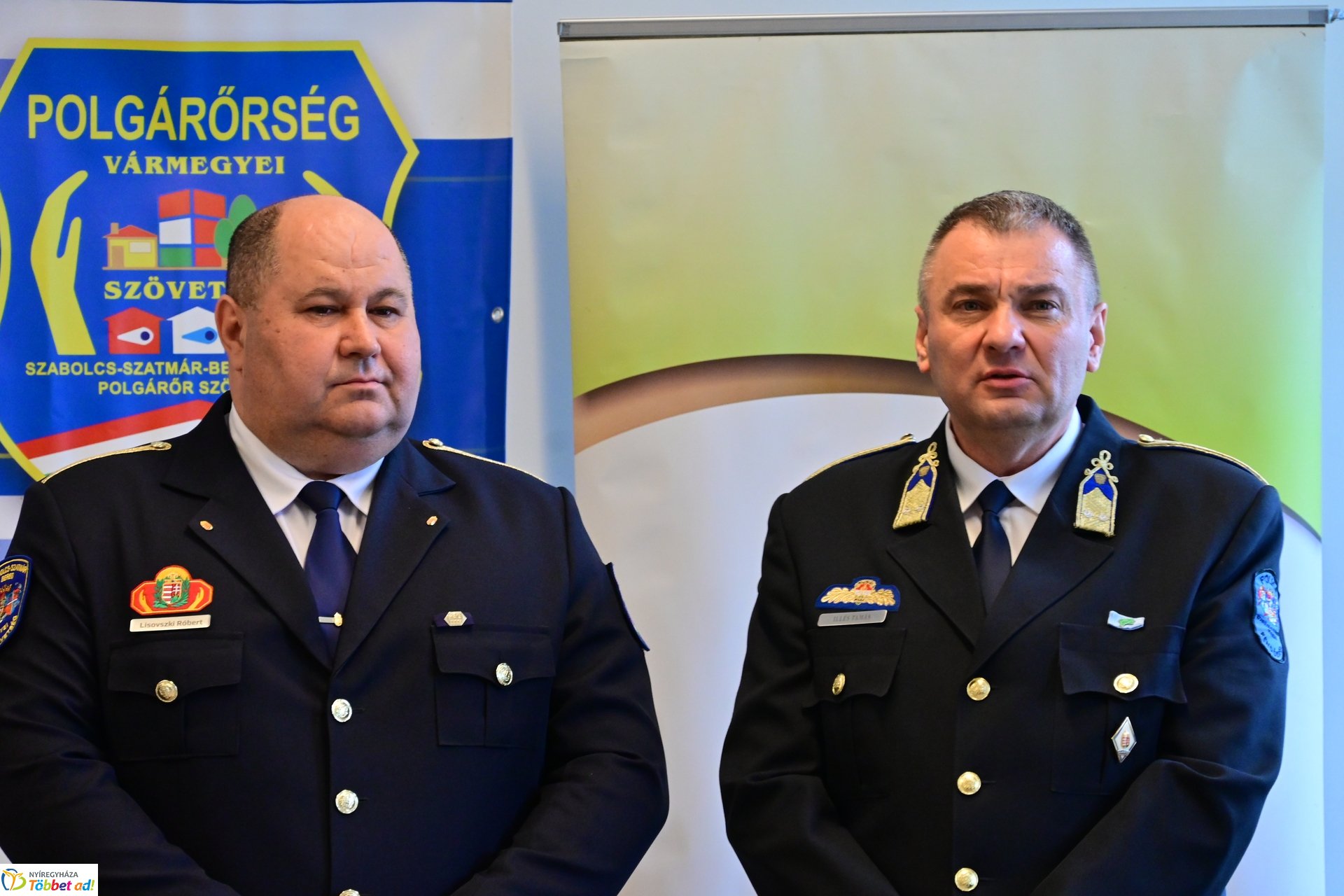 Polgárőr iroda átadó a Városmajorban 2025 márciusában