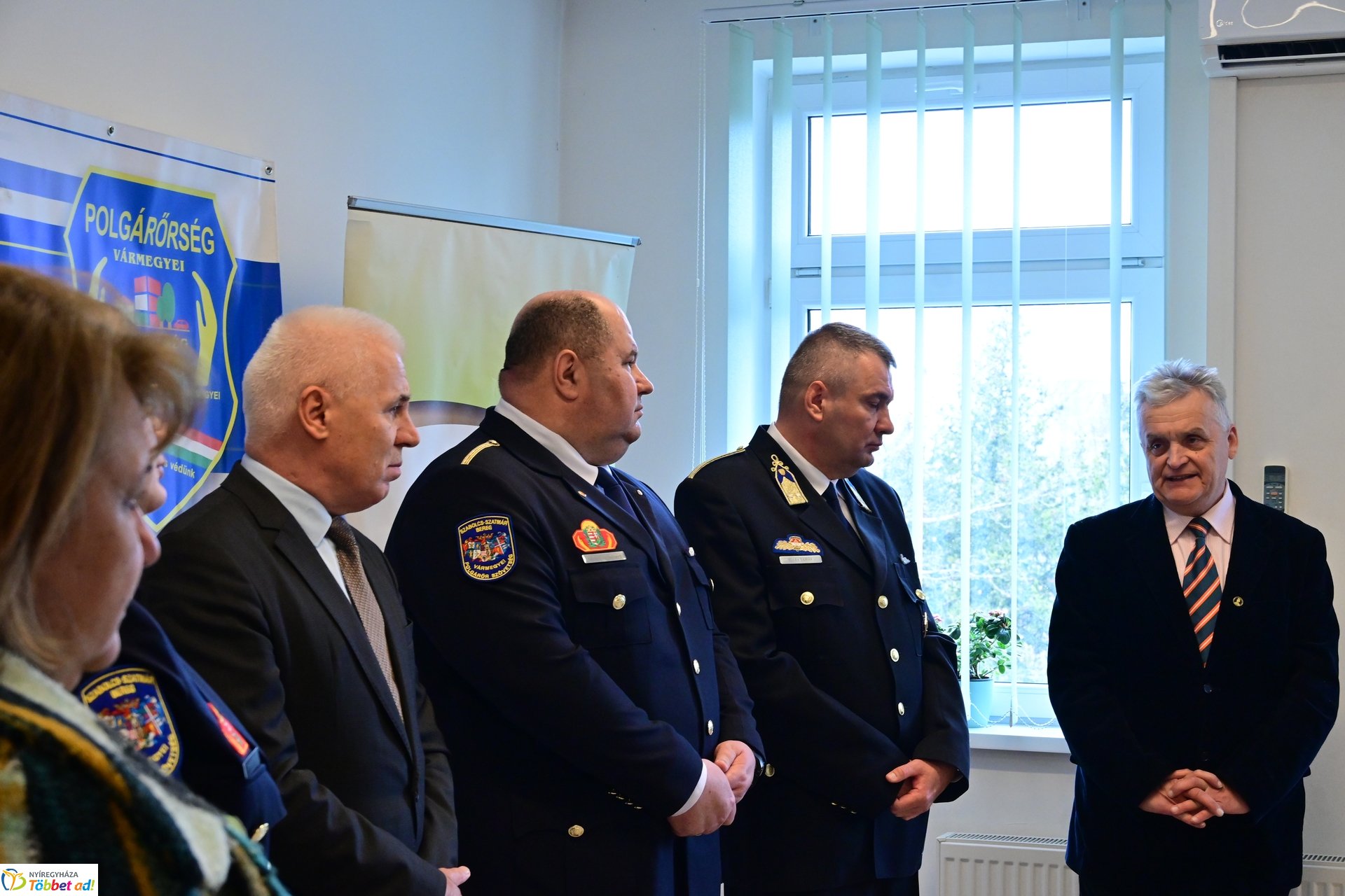 Polgárőr iroda átadó a Városmajorban 2025 márciusában