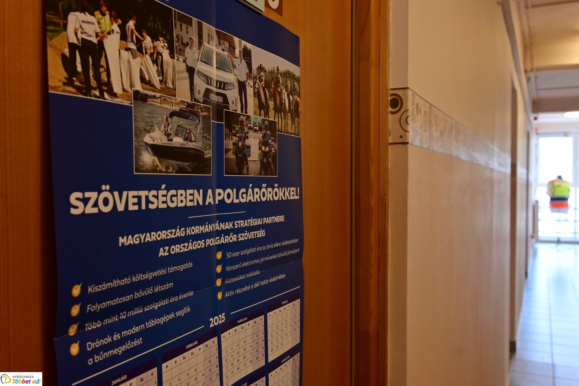 Polgárőr iroda átadó a Városmajorban 2025 márciusában