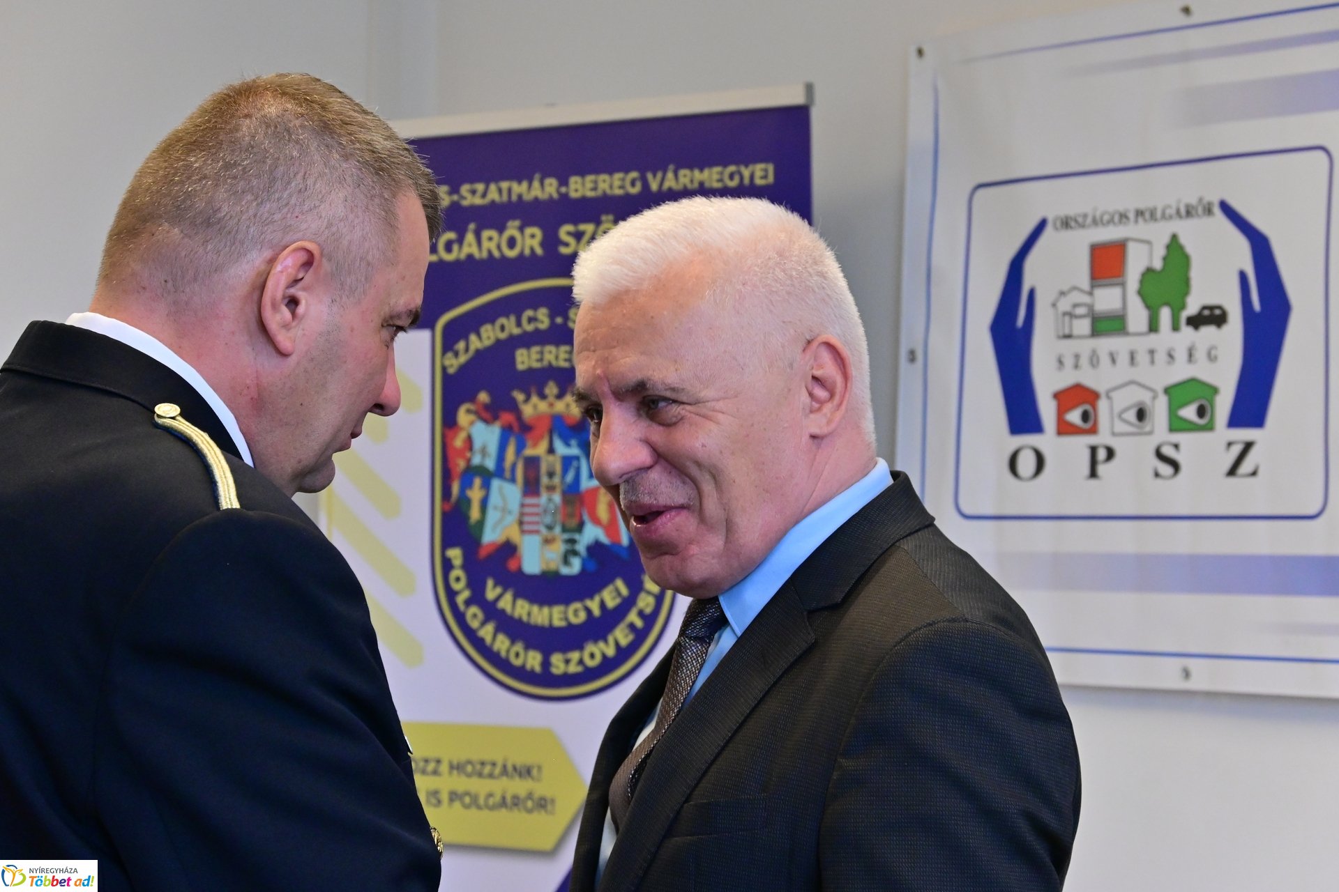 Polgárőr iroda átadó a Városmajorban 2025 márciusában