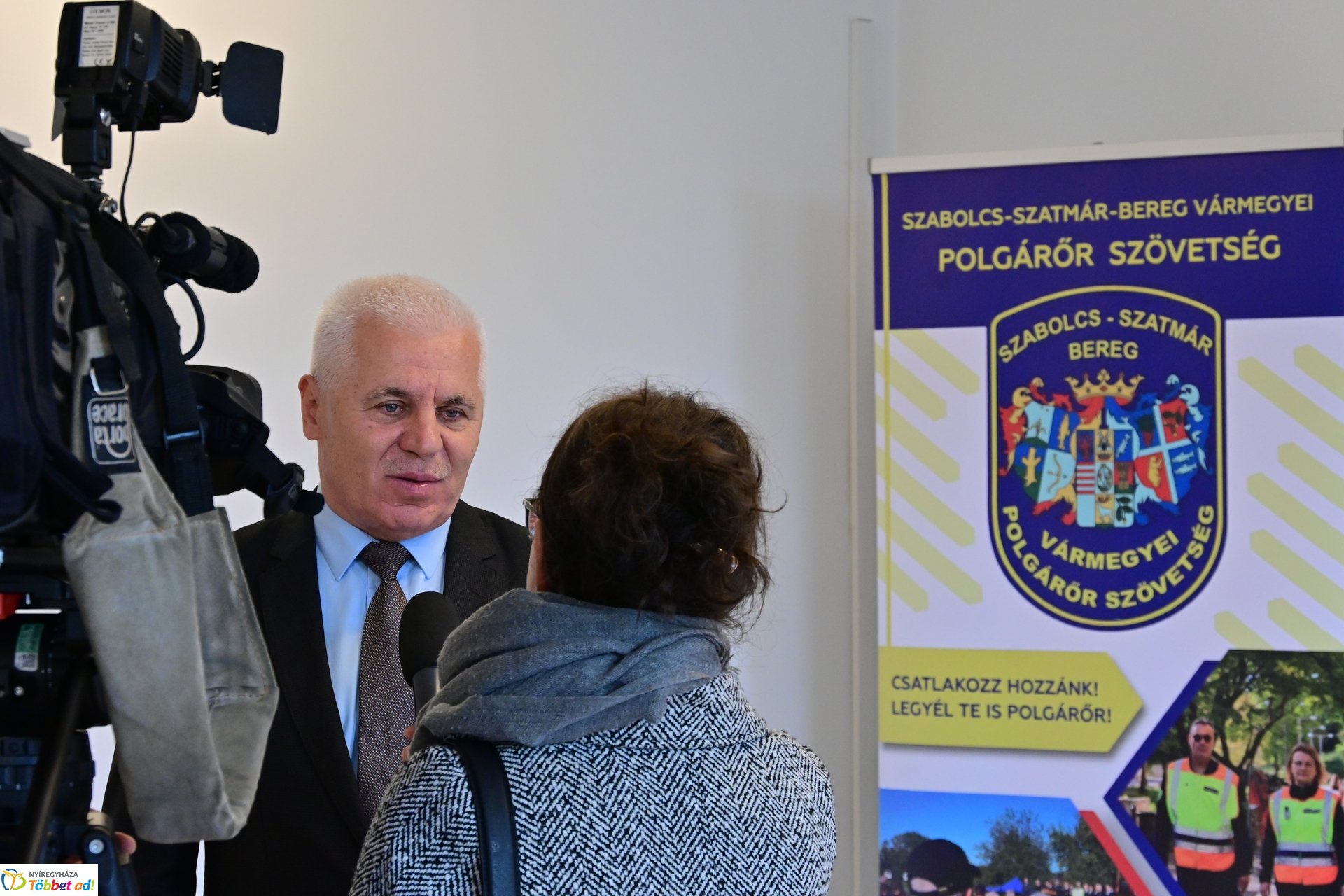 Polgárőr iroda átadó a Városmajorban 2025 márciusában