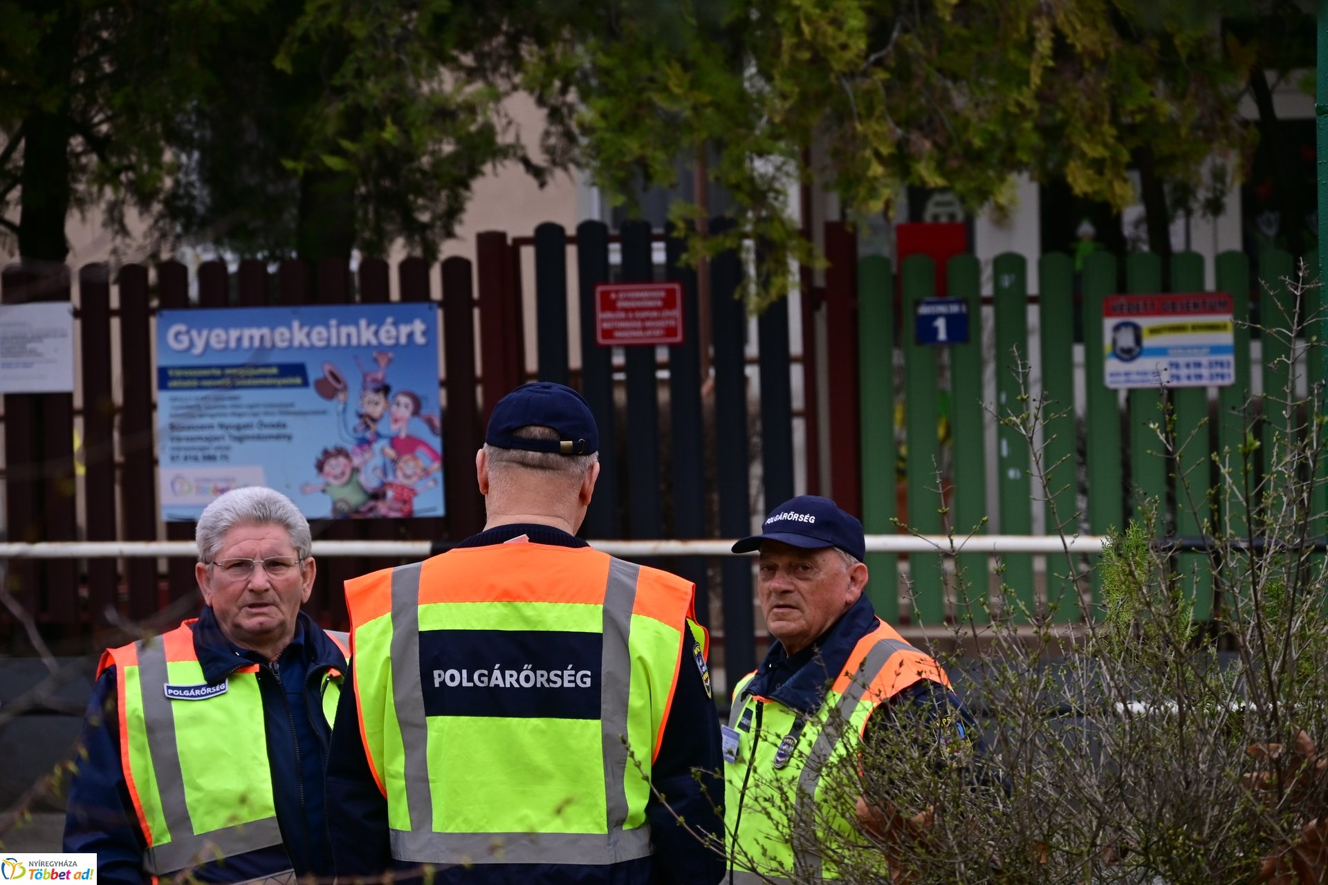 Polgárőr iroda átadó a Városmajorban 2025 márciusában