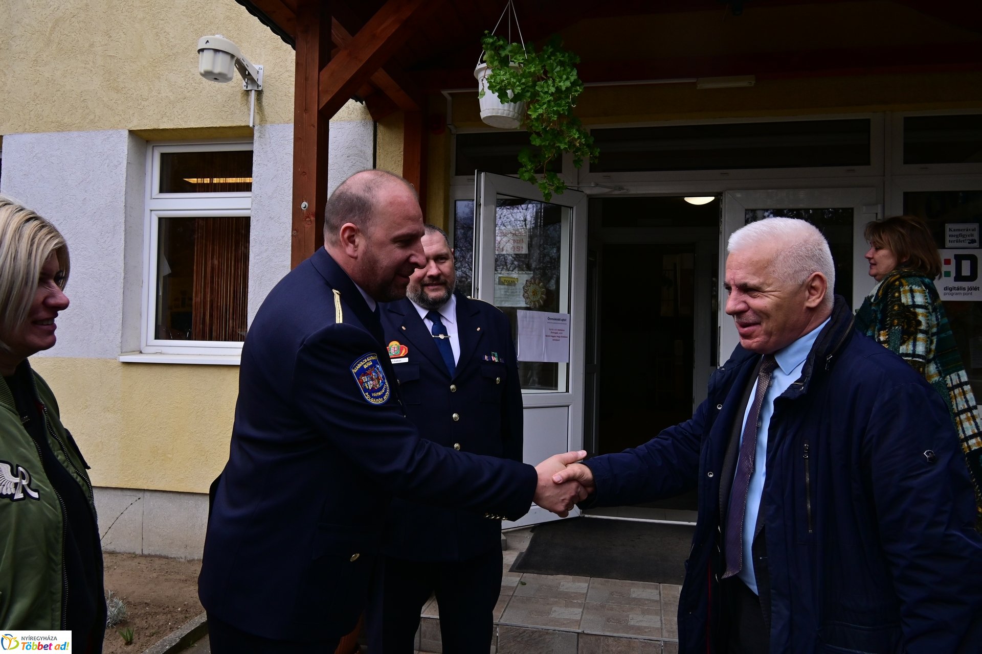 Polgárőr iroda átadó a Városmajorban 2025 márciusában