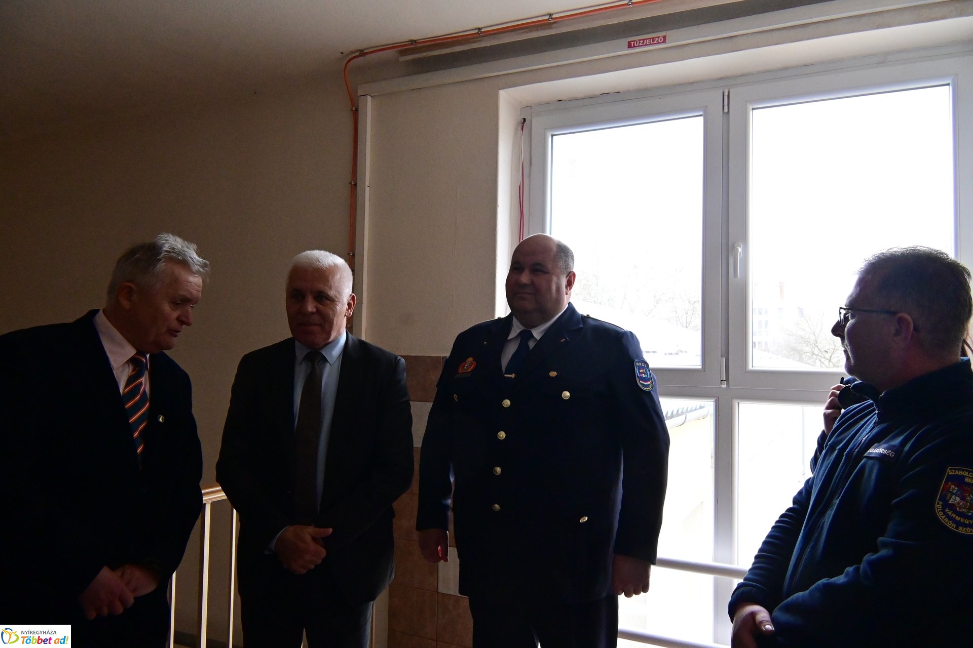 Polgárőr iroda átadó a Városmajorban 2025 márciusában