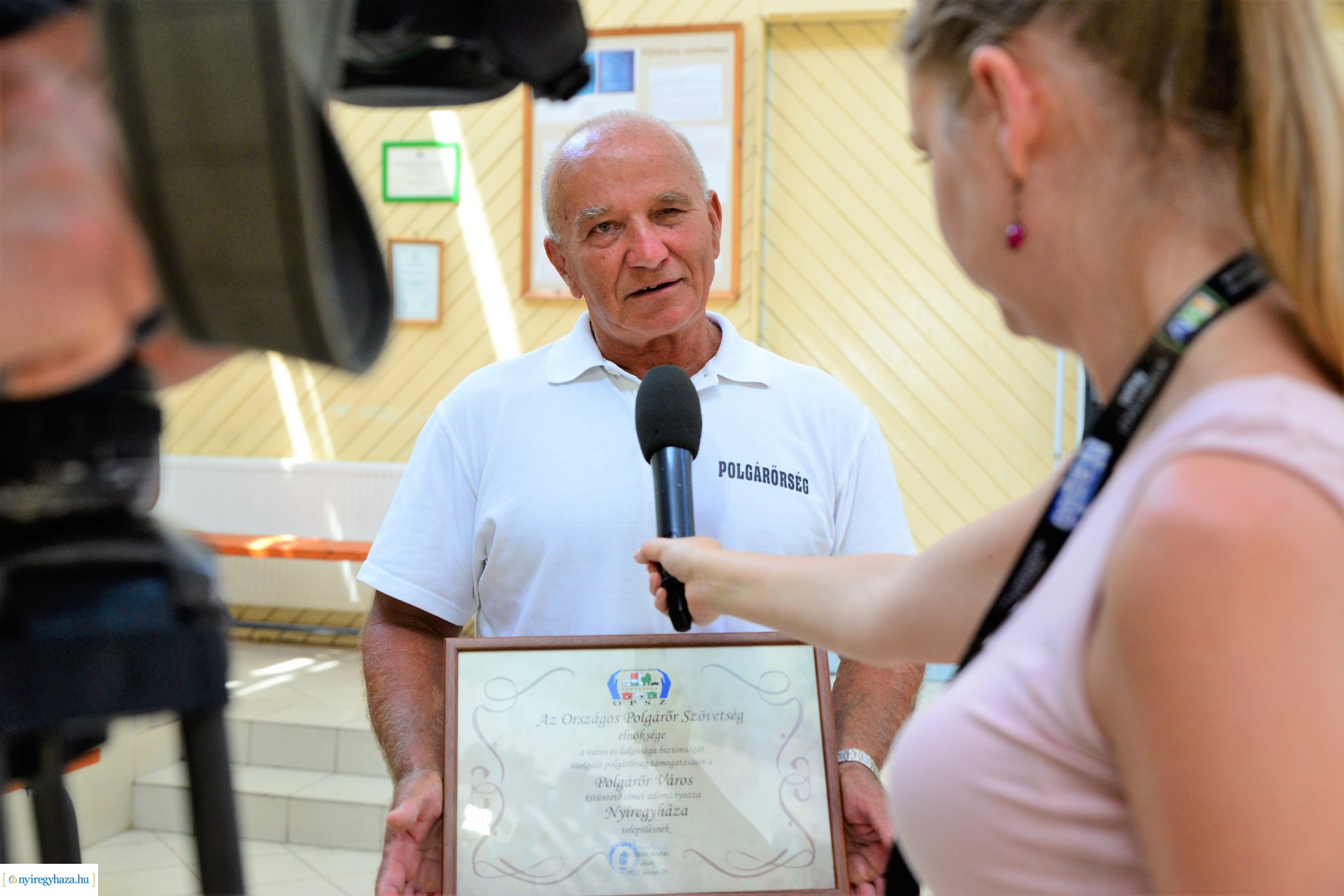 Polgárőr Város kitüntetést kapott Nyíregyháza