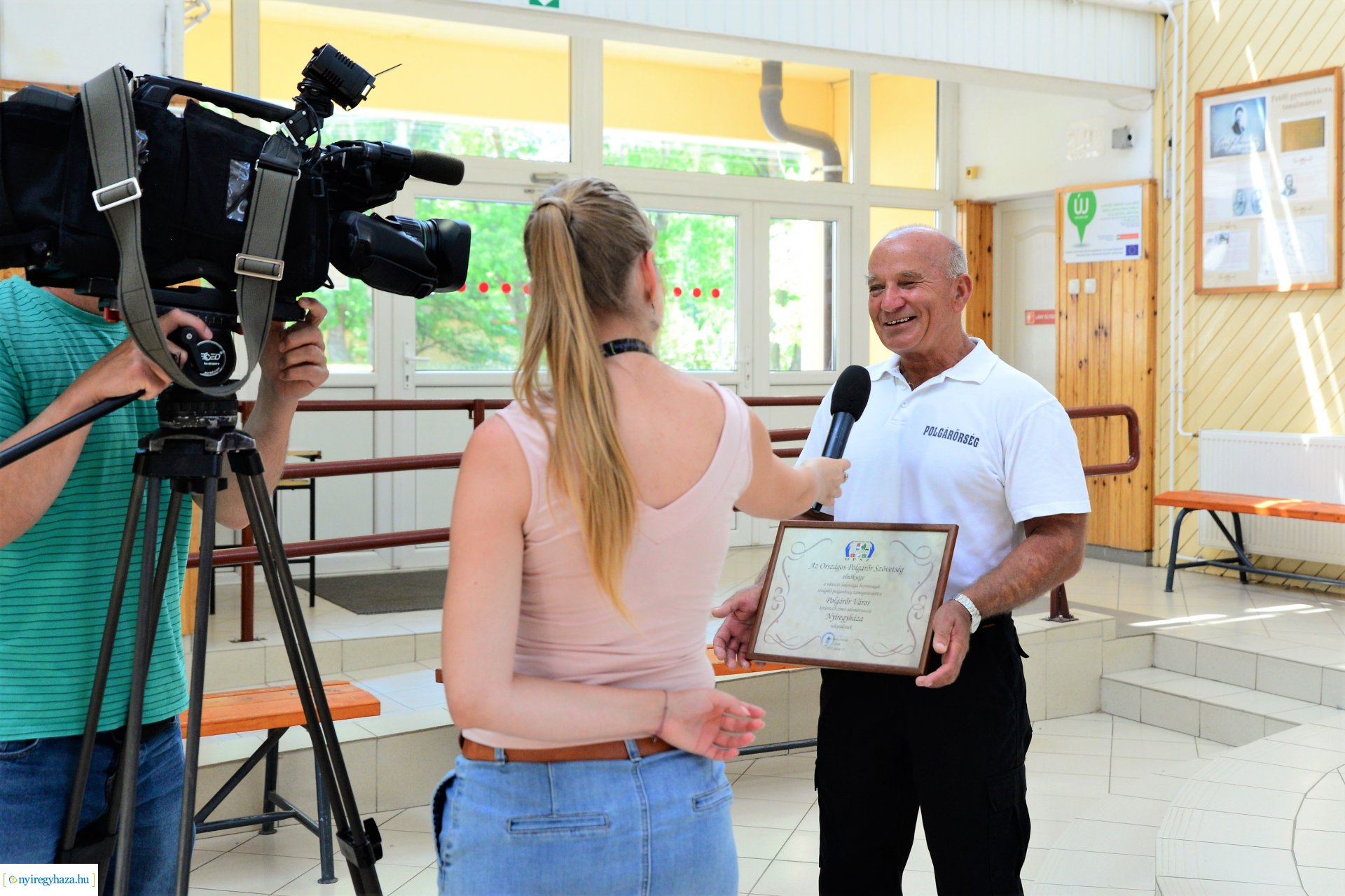 Polgárőr Város kitüntetést kapott Nyíregyháza