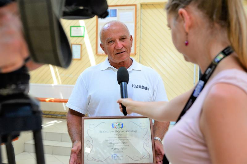 Polgárőr Város kitüntetést kapott Nyíregyháza